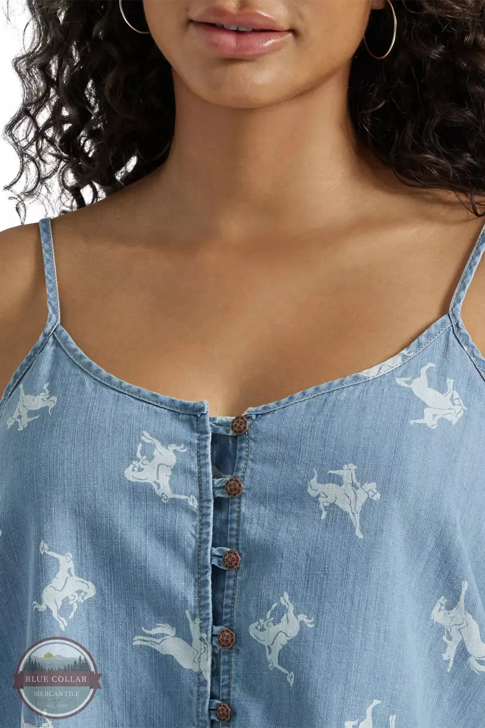 112347174 Button Front Denim Cami