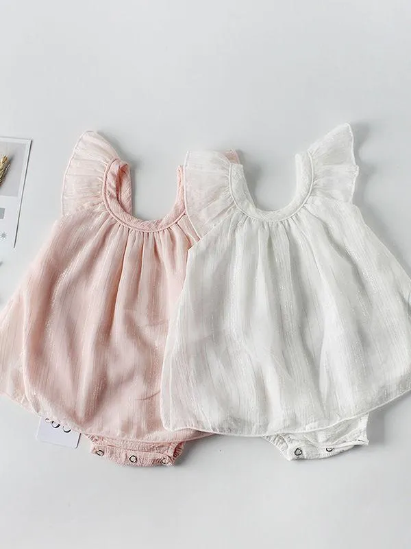 2-Piece Outfits Spanish Style Baby Girl Romper  Ruffle Hat