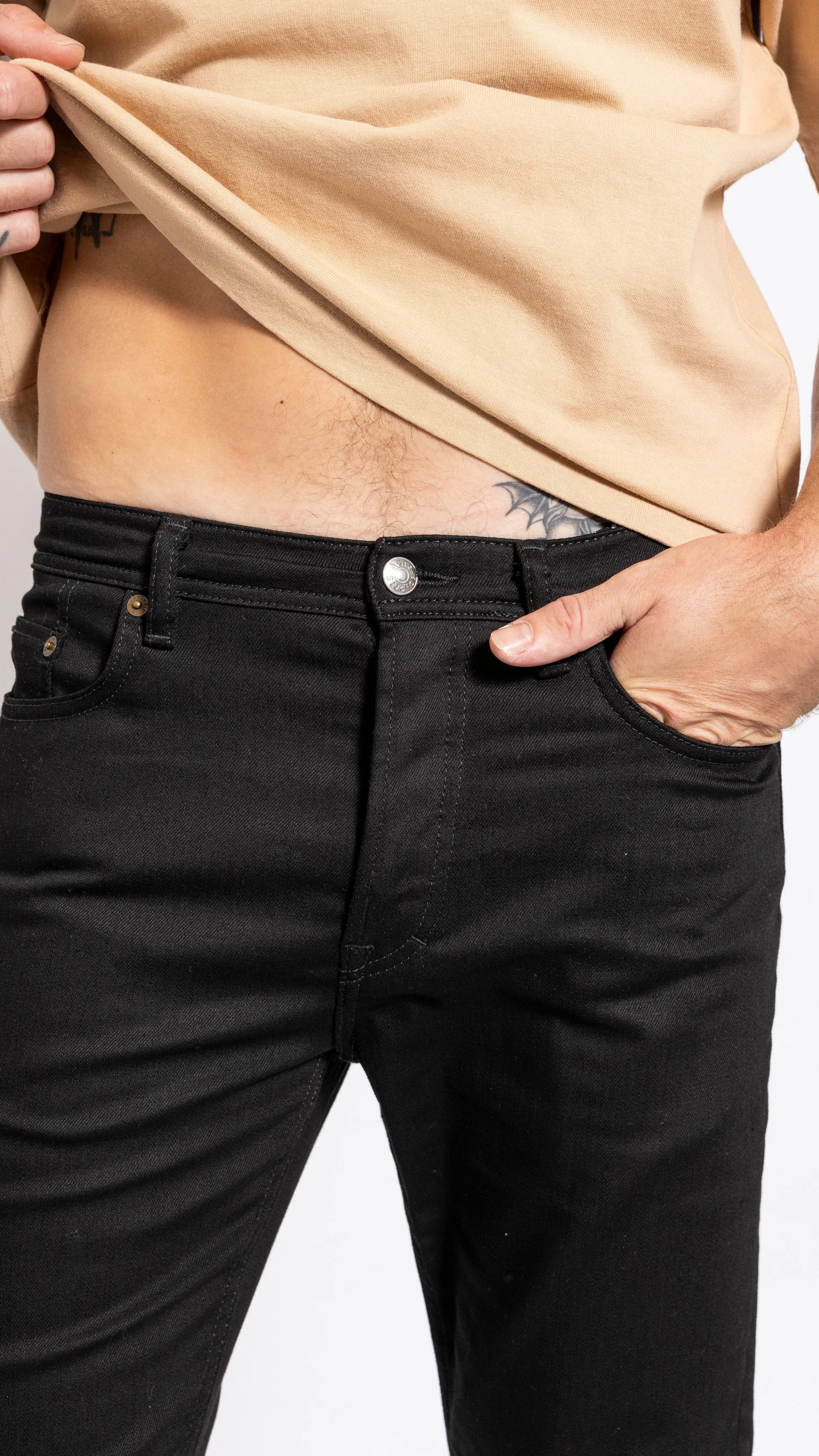 ACNE STUDIOS BLACK RIVER STAY JEANS