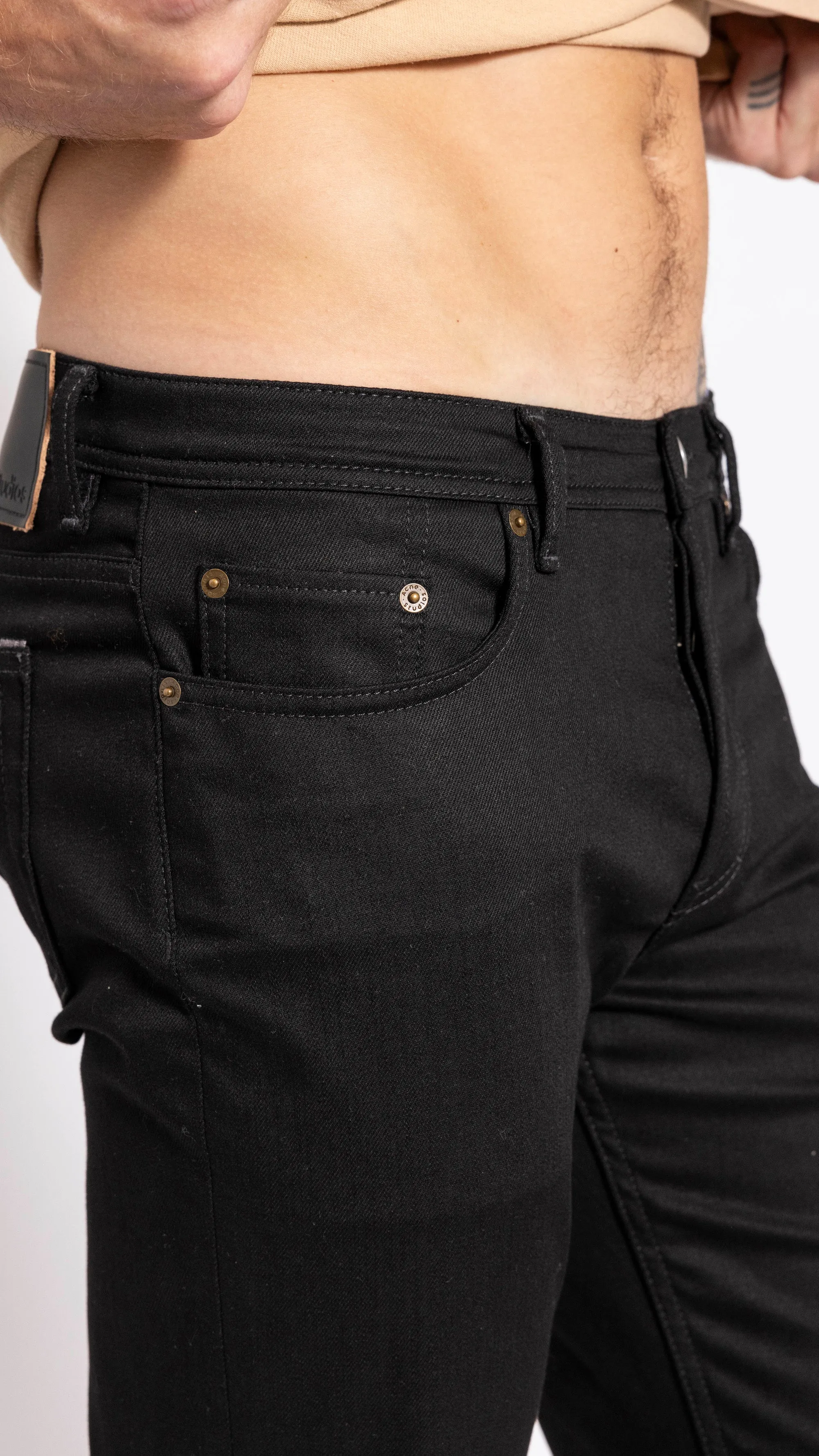 ACNE STUDIOS BLACK RIVER STAY JEANS