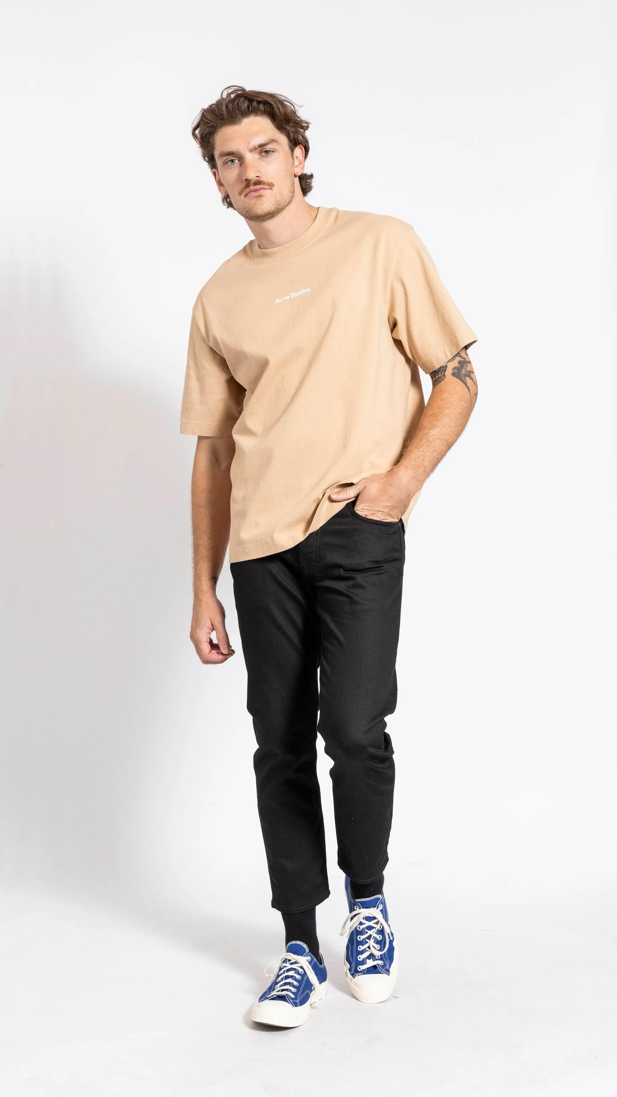 ACNE STUDIOS BLACK RIVER STAY JEANS