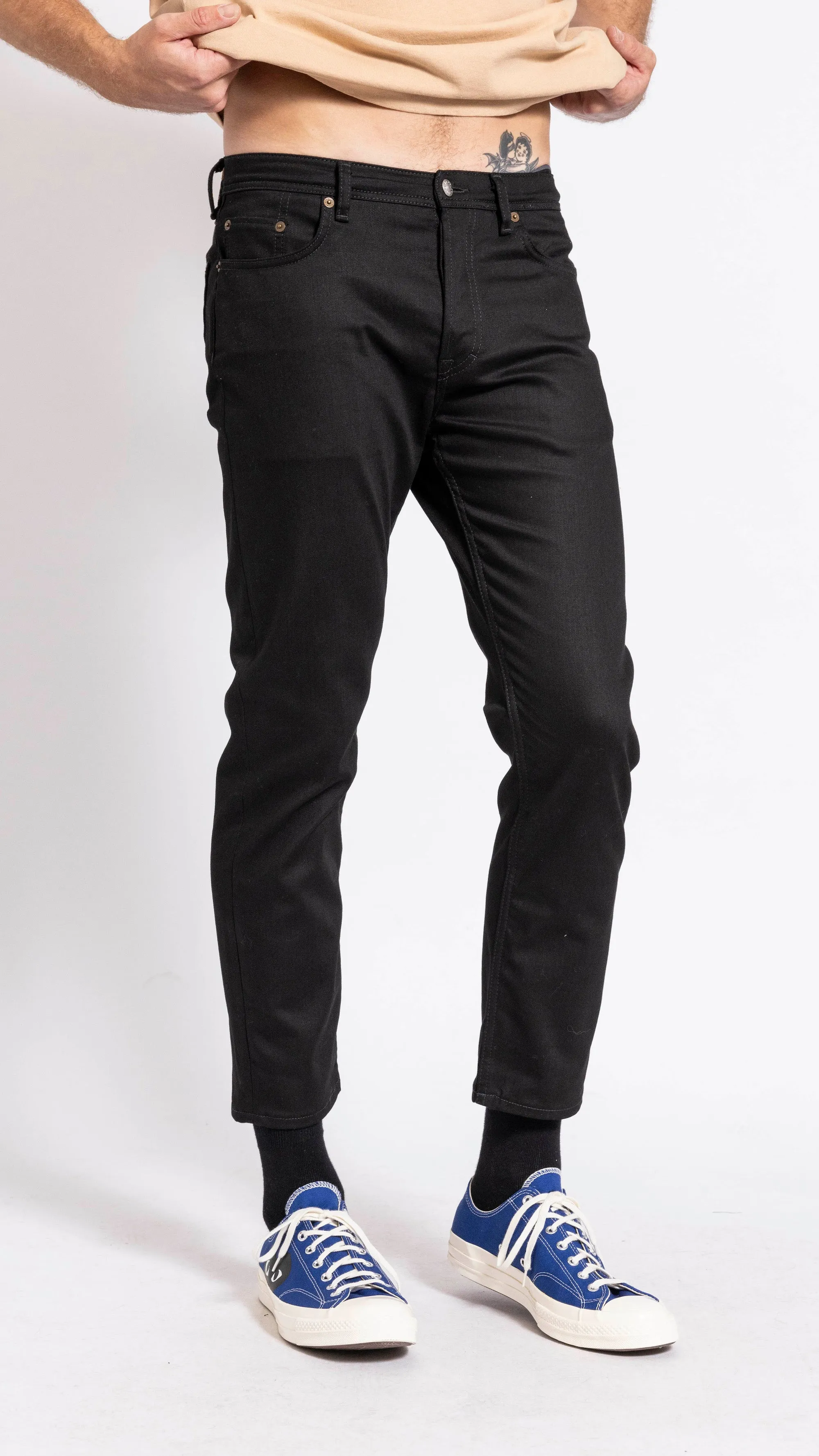 ACNE STUDIOS BLACK RIVER STAY JEANS