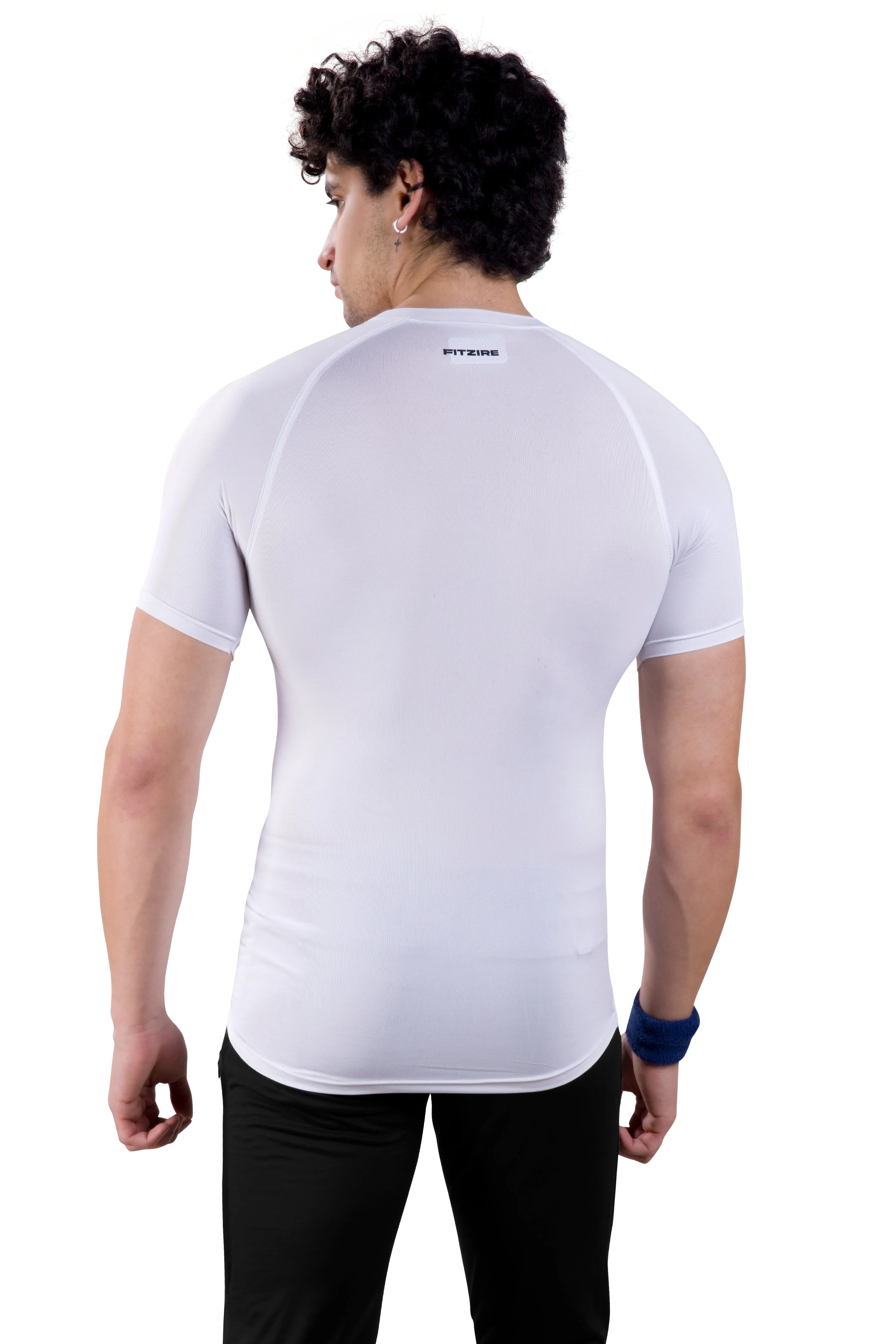 ALPHA - WHITE COMPRESSION T-SHIRT