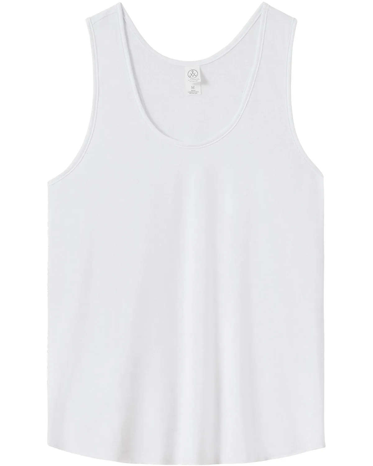 Alternative Ladies' Modal Tri-Blend Racer Tank, White