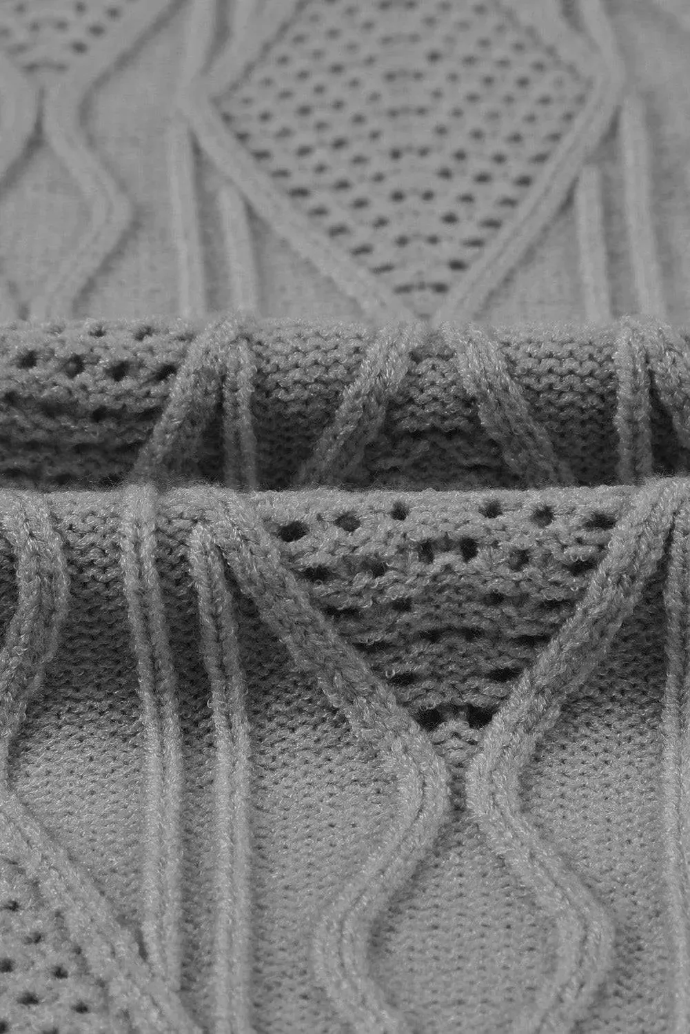 Apricot Plus Size Knit Button Up Cardigan