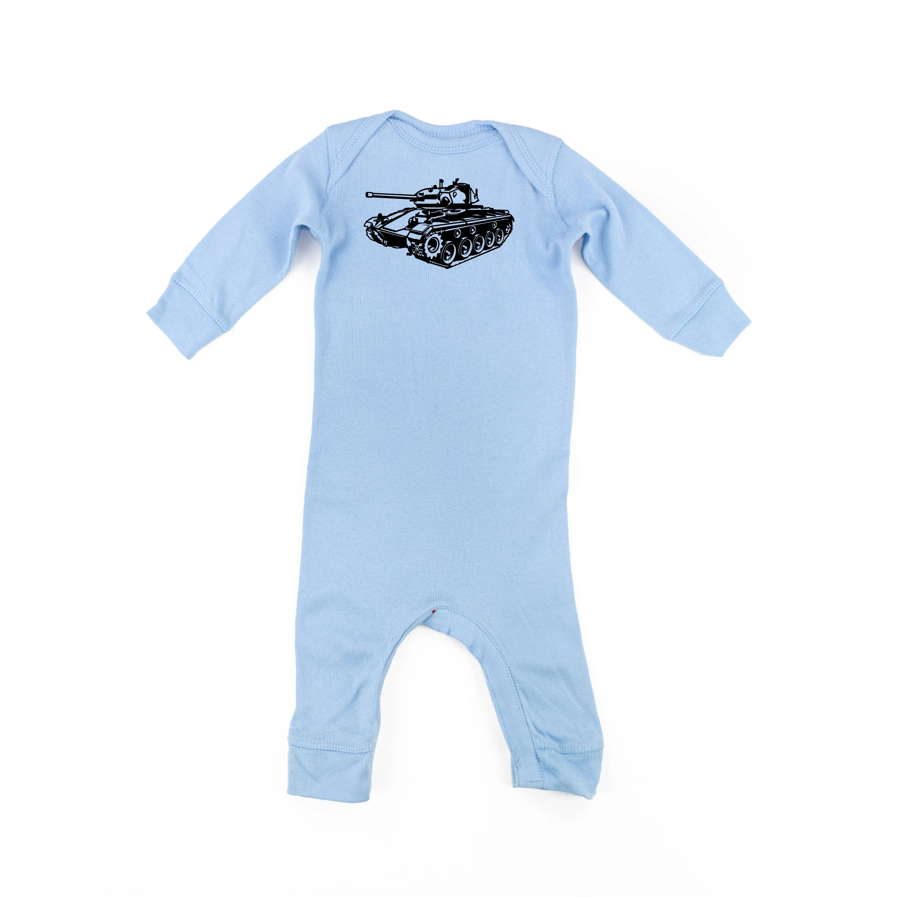 ARMY TANK - Minimalist Design - One Piece Baby Sleeper
