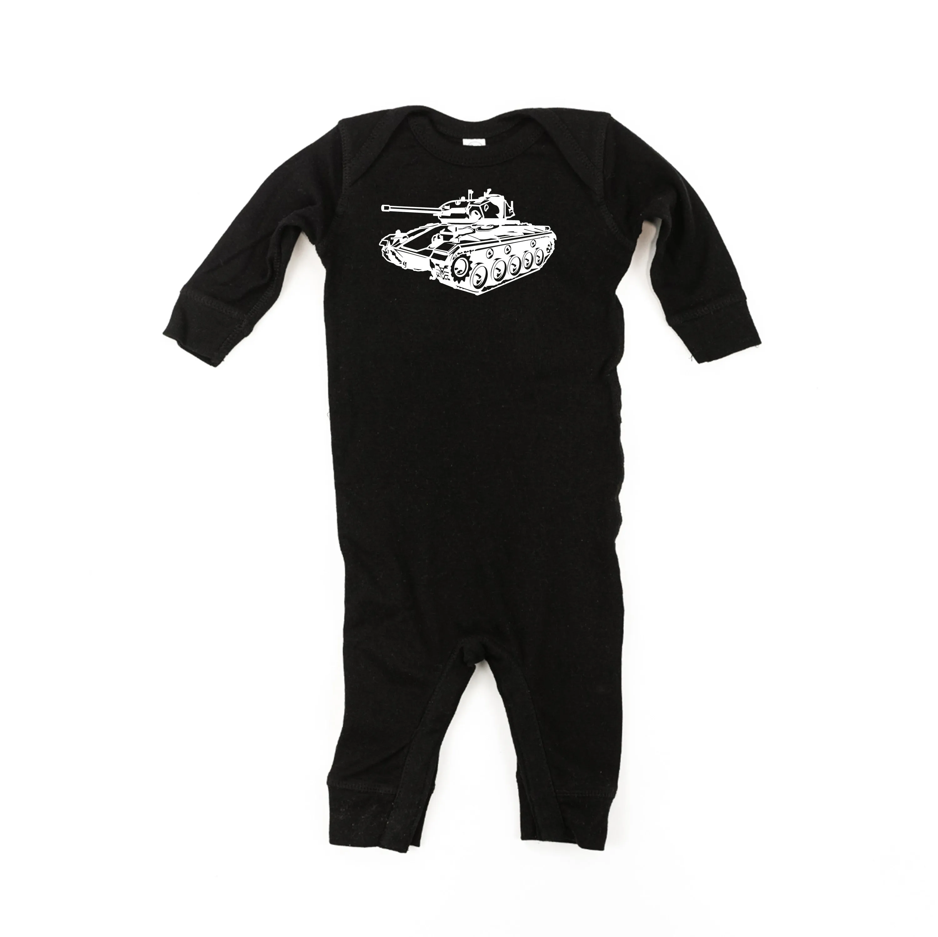 ARMY TANK - Minimalist Design - One Piece Baby Sleeper