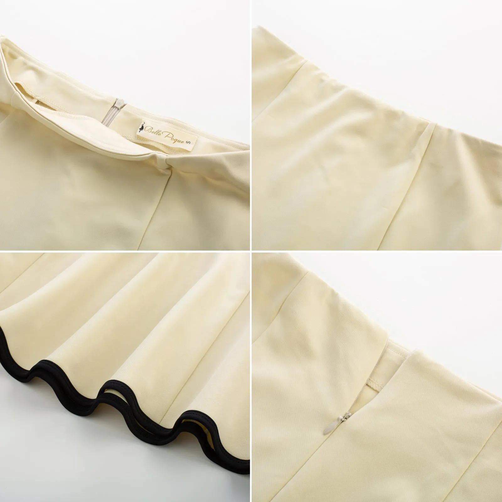 BP Women Mermaid Hem Skirt Elastic Waistline Mid-Calf Bodycon Skirt