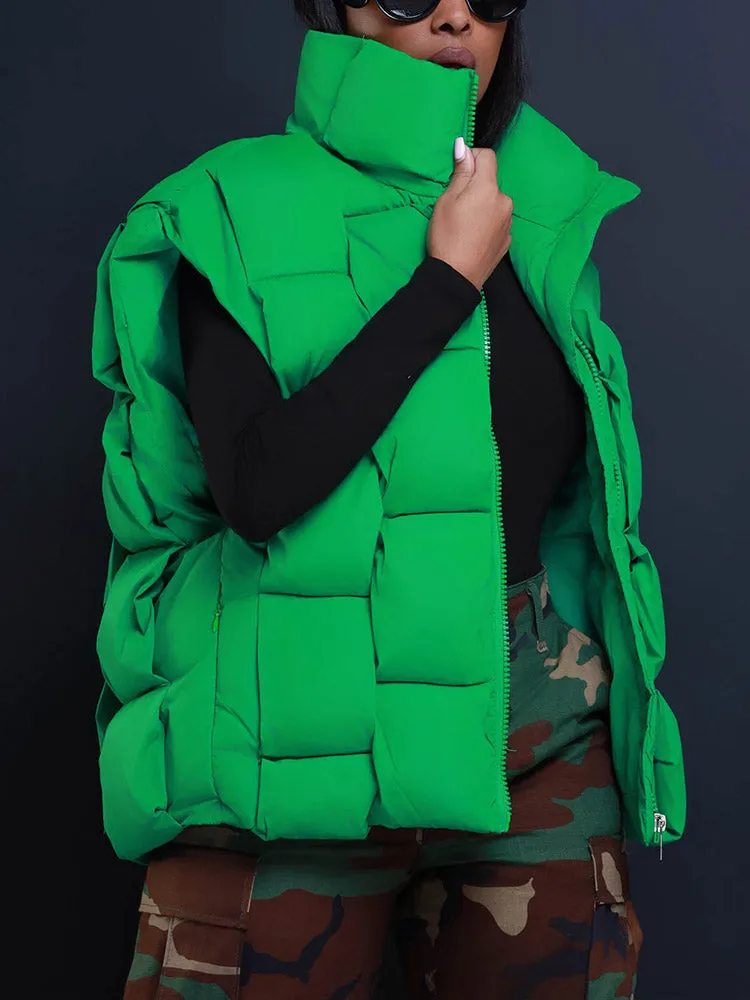 Braid Puffer Vest