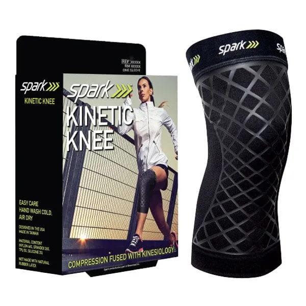 Brownmed Spark Kinetic Knee Sleeve, Medium, 14'' to 16'' Leg