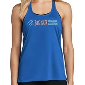 BSIM Women's Mesh Tank -Electric Blue
