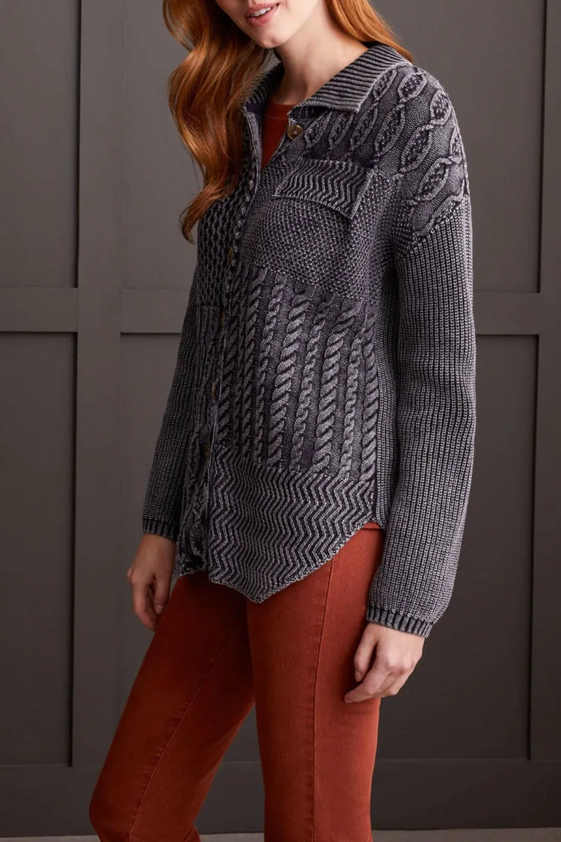 Cable Knit Shacket