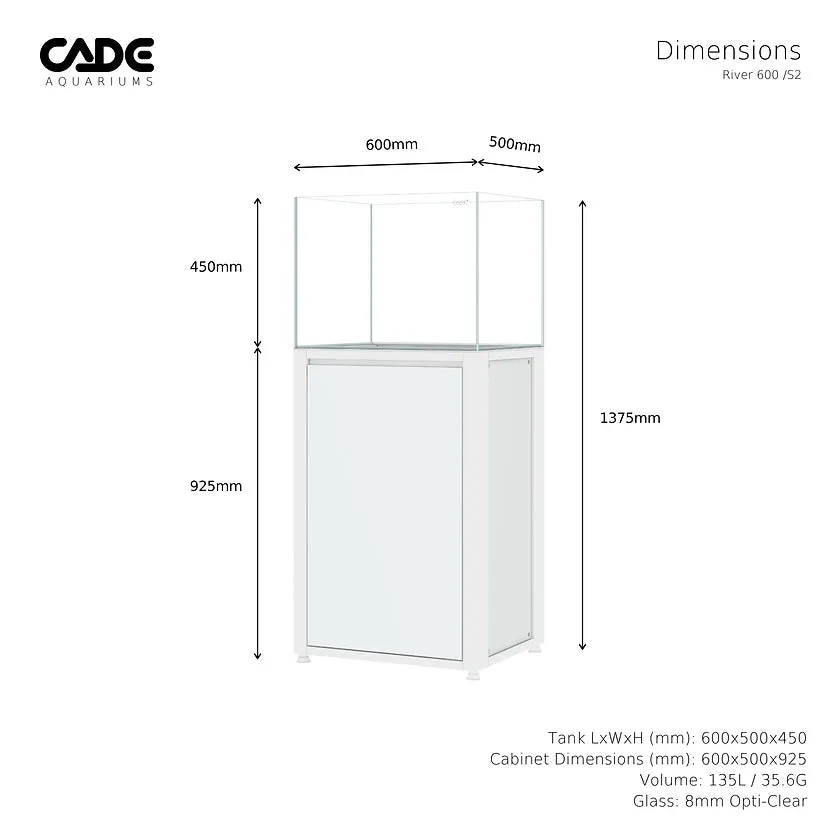 CADE River S2 600 White