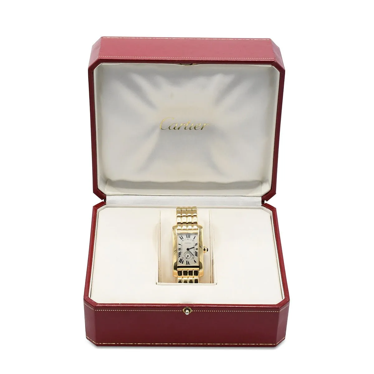 Cartier Tank Americaine Watch - 18ct Yellow Gold - Model: 2556