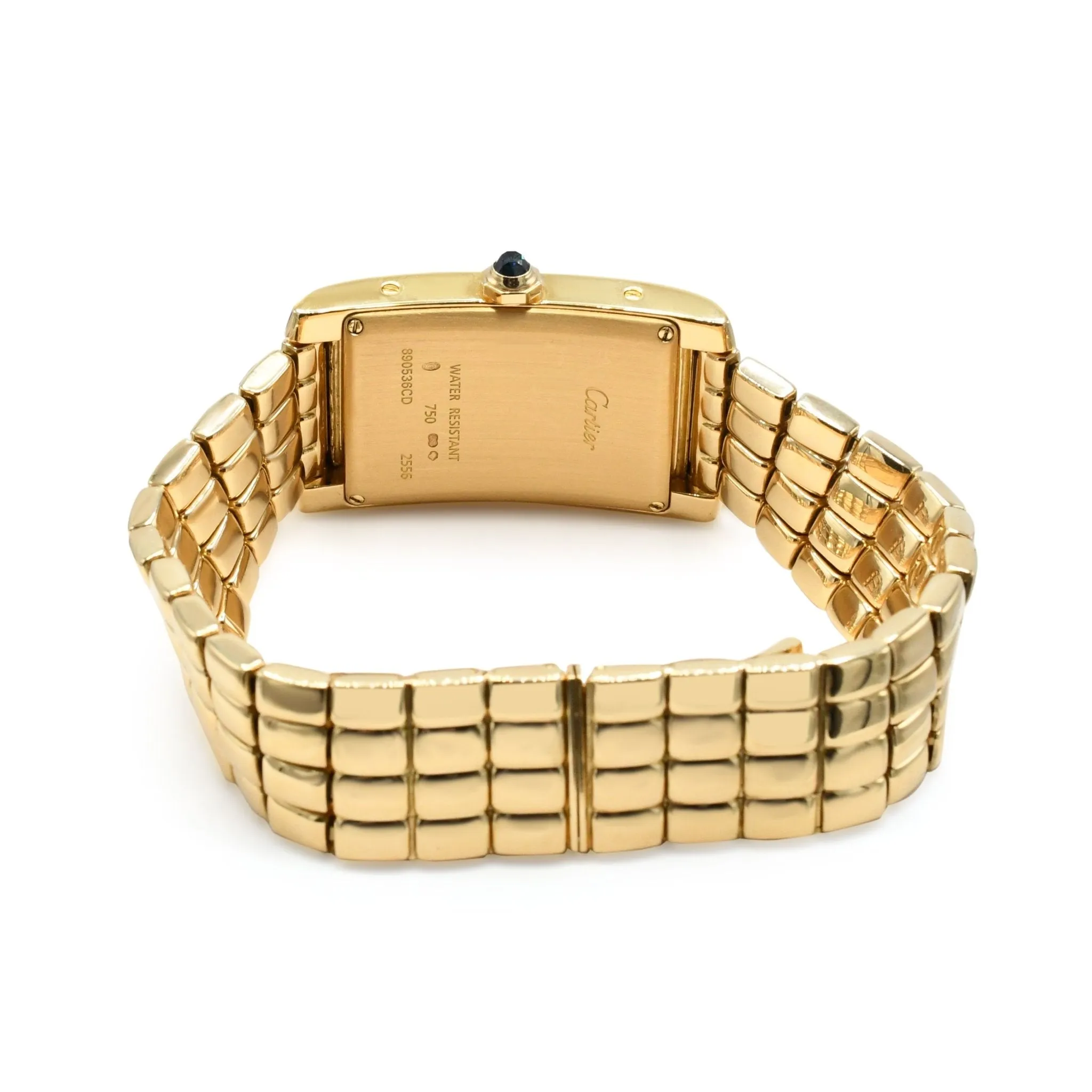 Cartier Tank Americaine Watch - 18ct Yellow Gold - Model: 2556