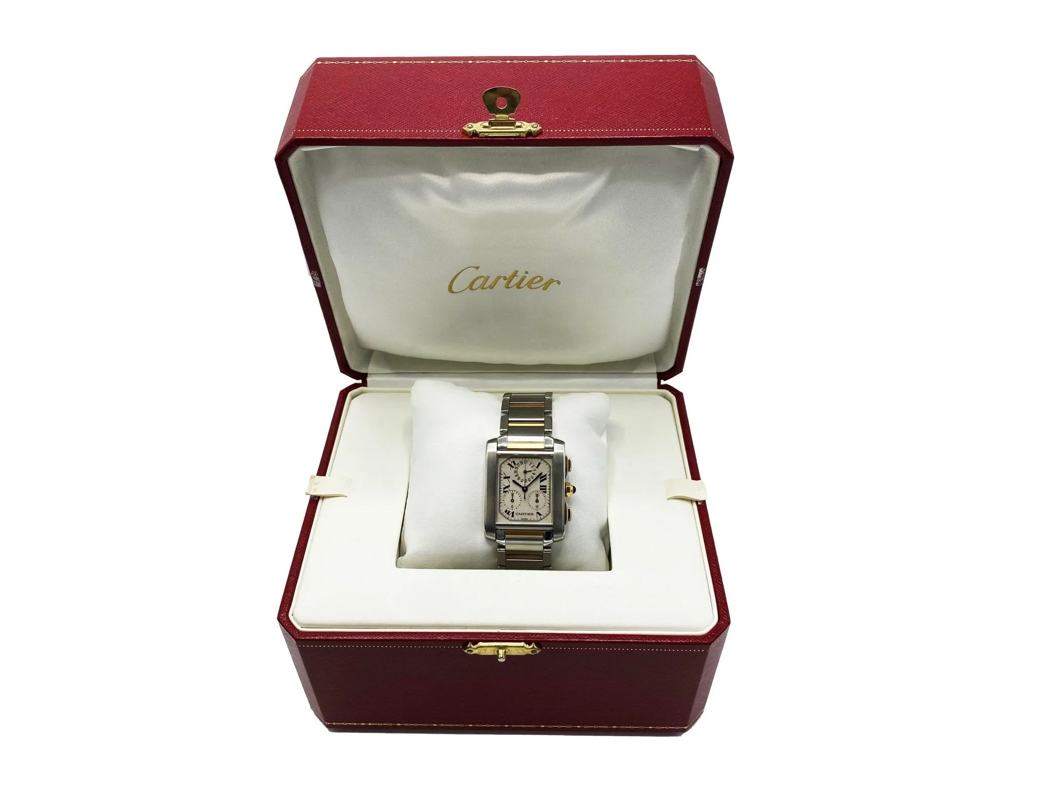 Cartier Tank Française Chronograph Quartz Watch - Ref W51004Q4