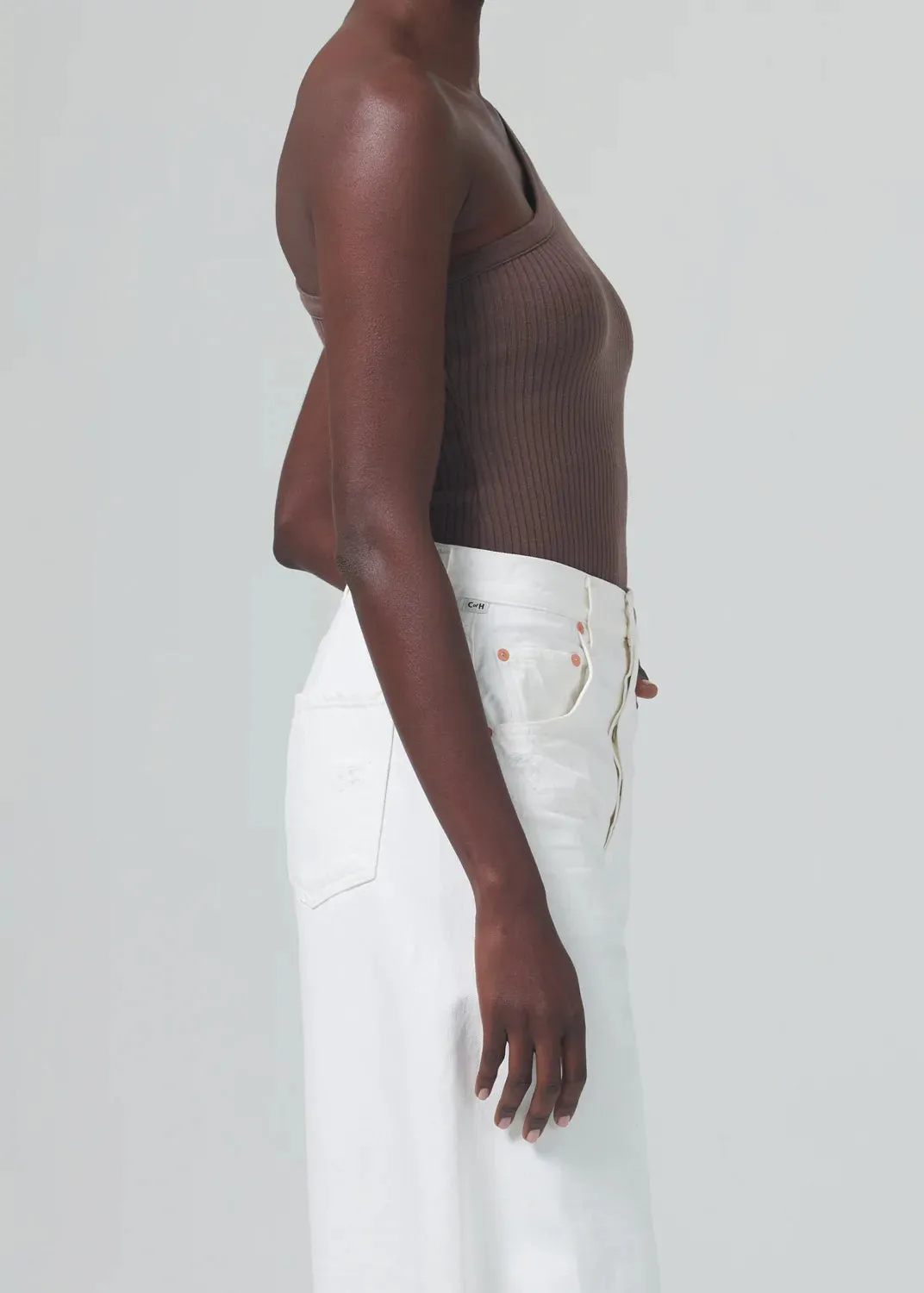 Citizens of Humanity - Narida One Shoulder in Hazelnut