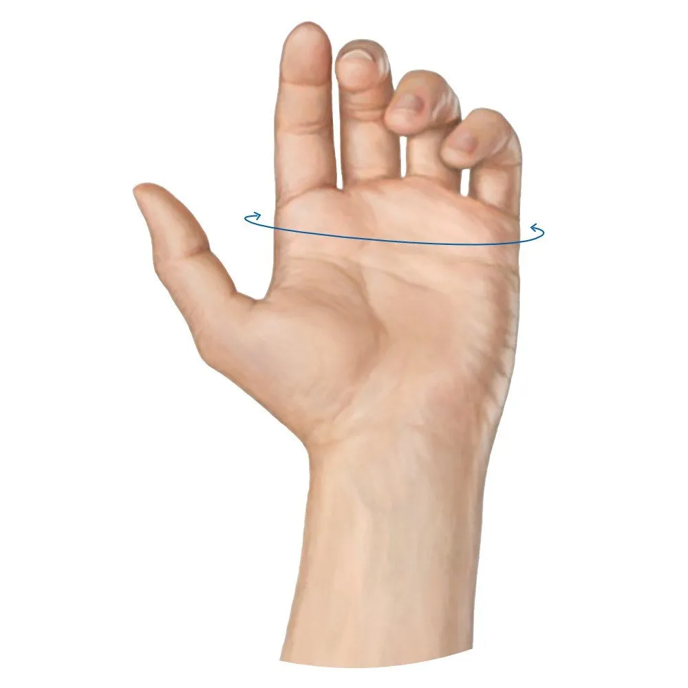 Compression Glove 3/4 Finger - Black