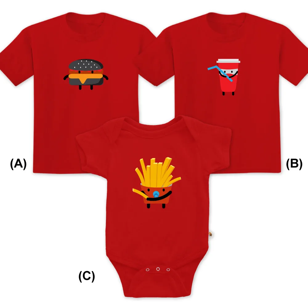 Cute Fast Food Family Set