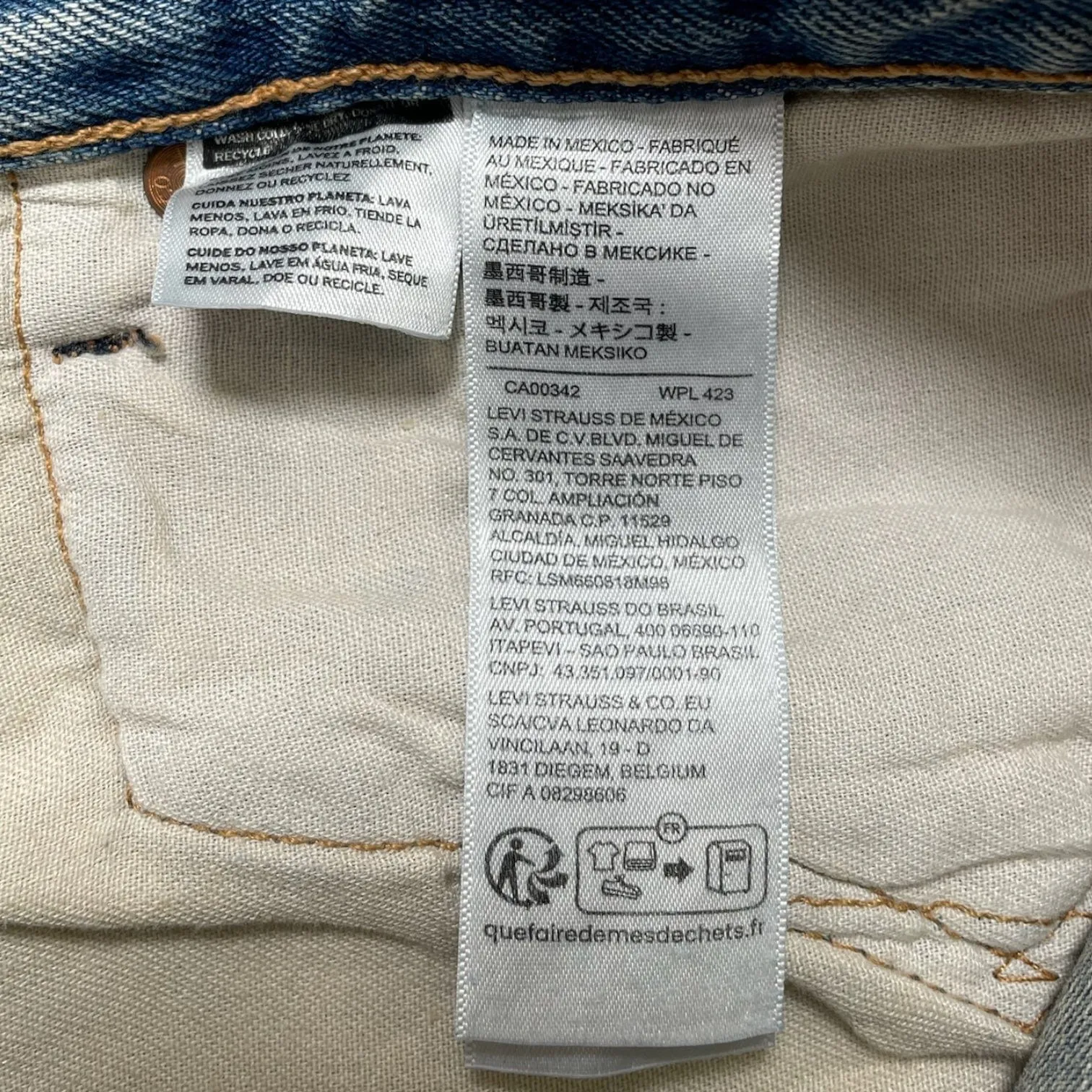 Denim Tears x Offset 501 Jeans Light Wash