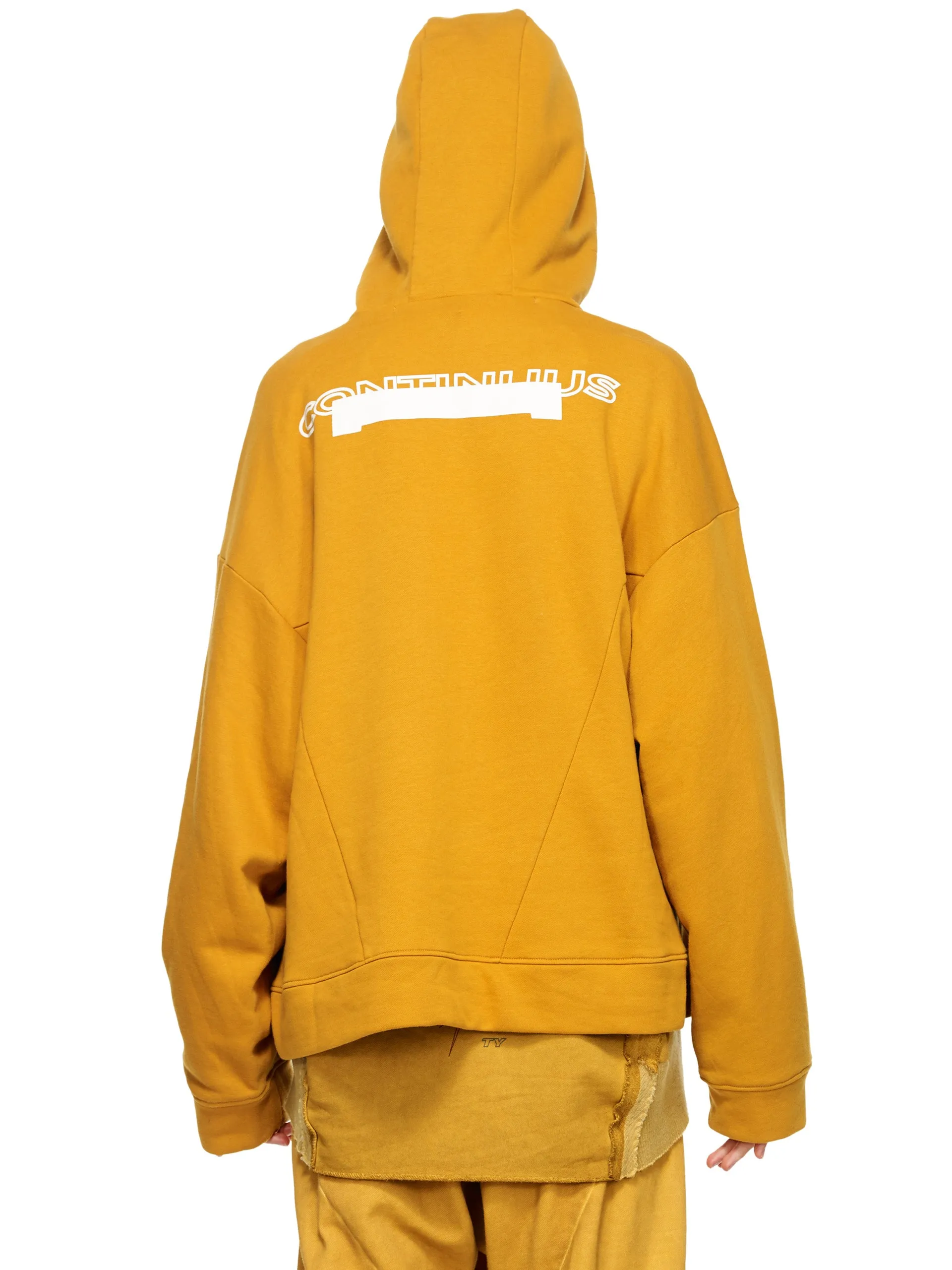 DOWN KANGAROO PATCHED HOODY