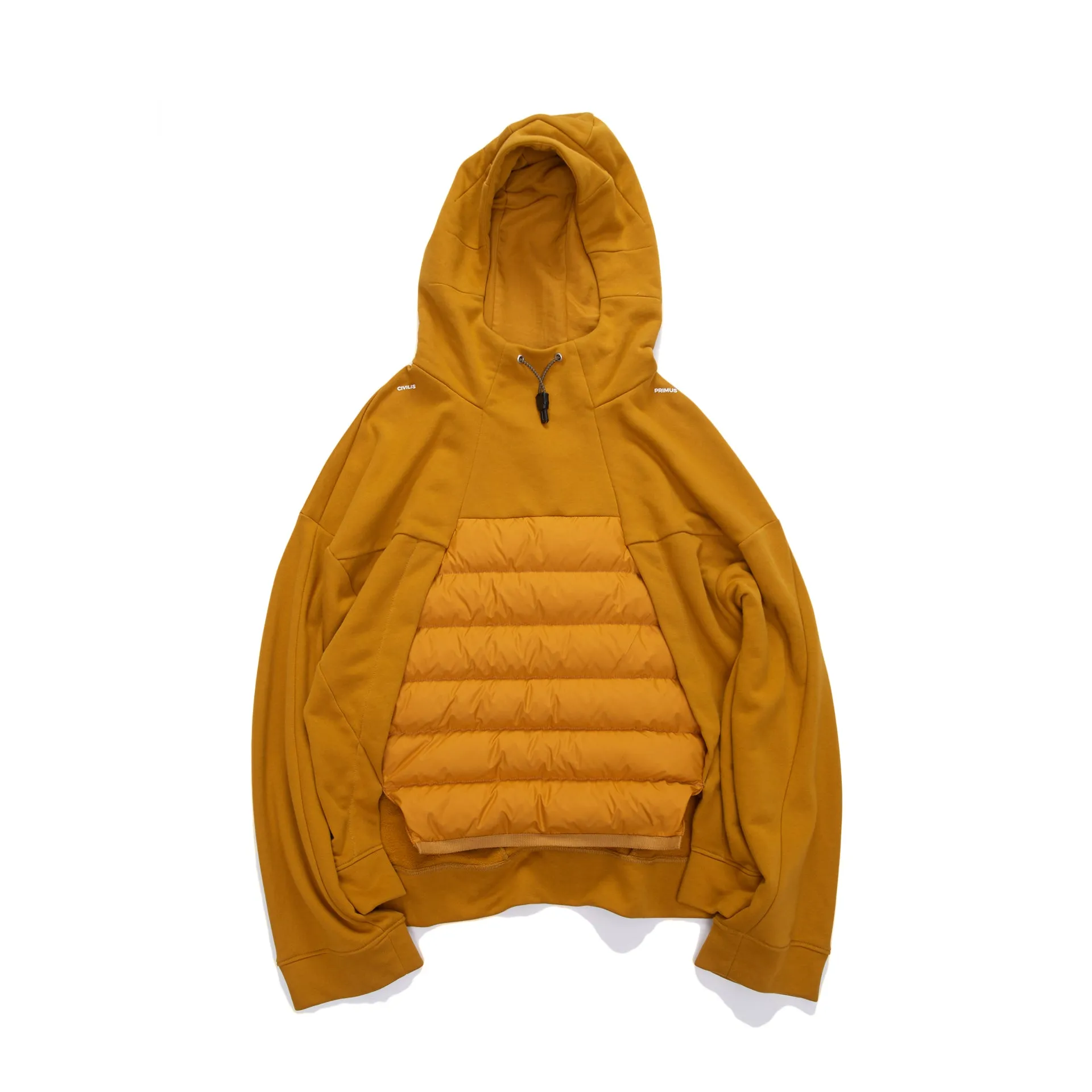 DOWN KANGAROO PATCHED HOODY