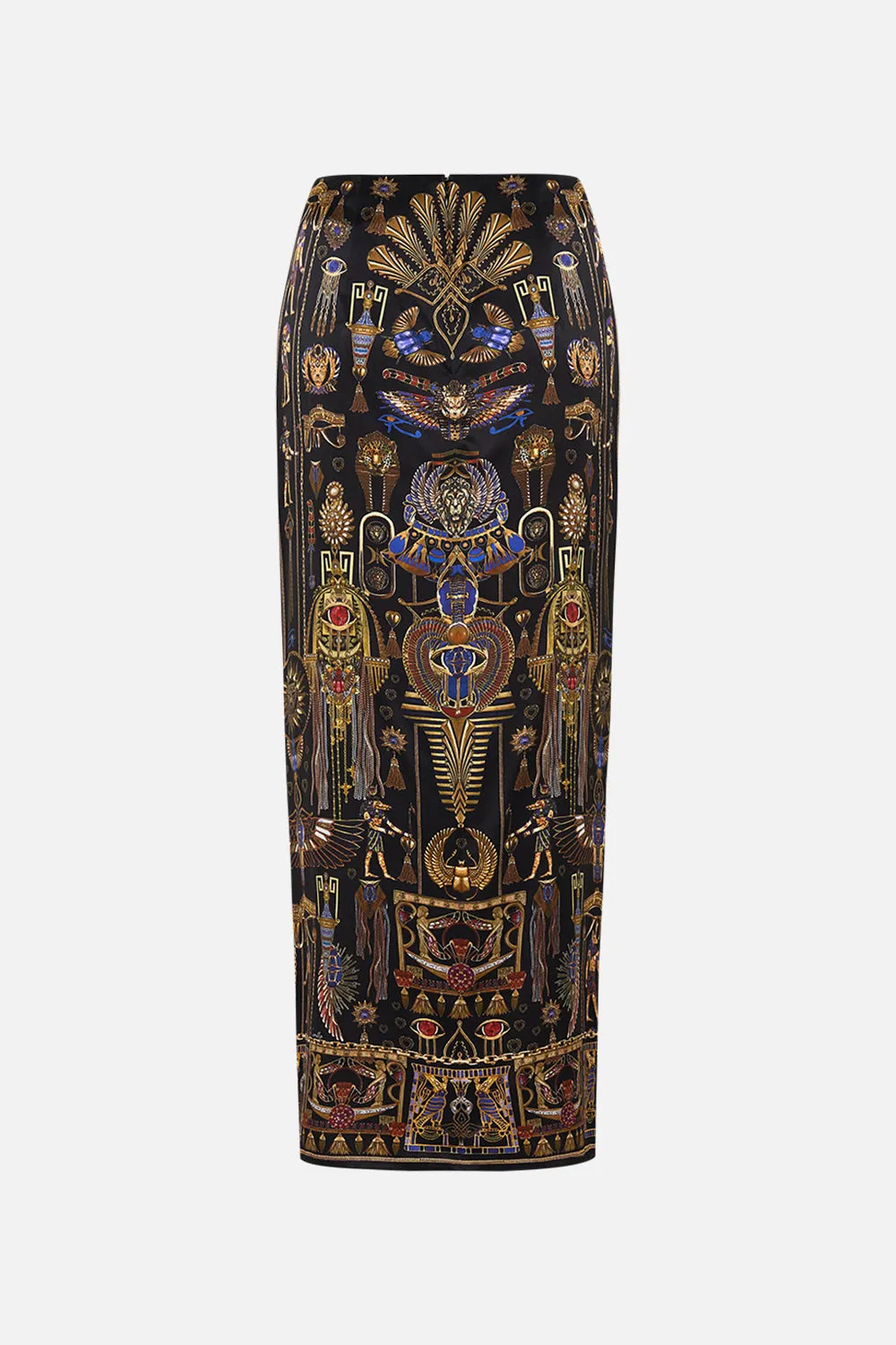 DRAPE FRONT SKIRT WITH SPLIT CARTOUCHE KINGDOM