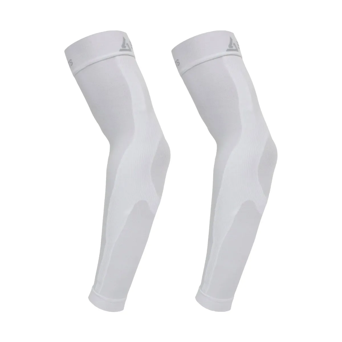 Enhanced Graduated Compression Arm Sleeve | White - Pair