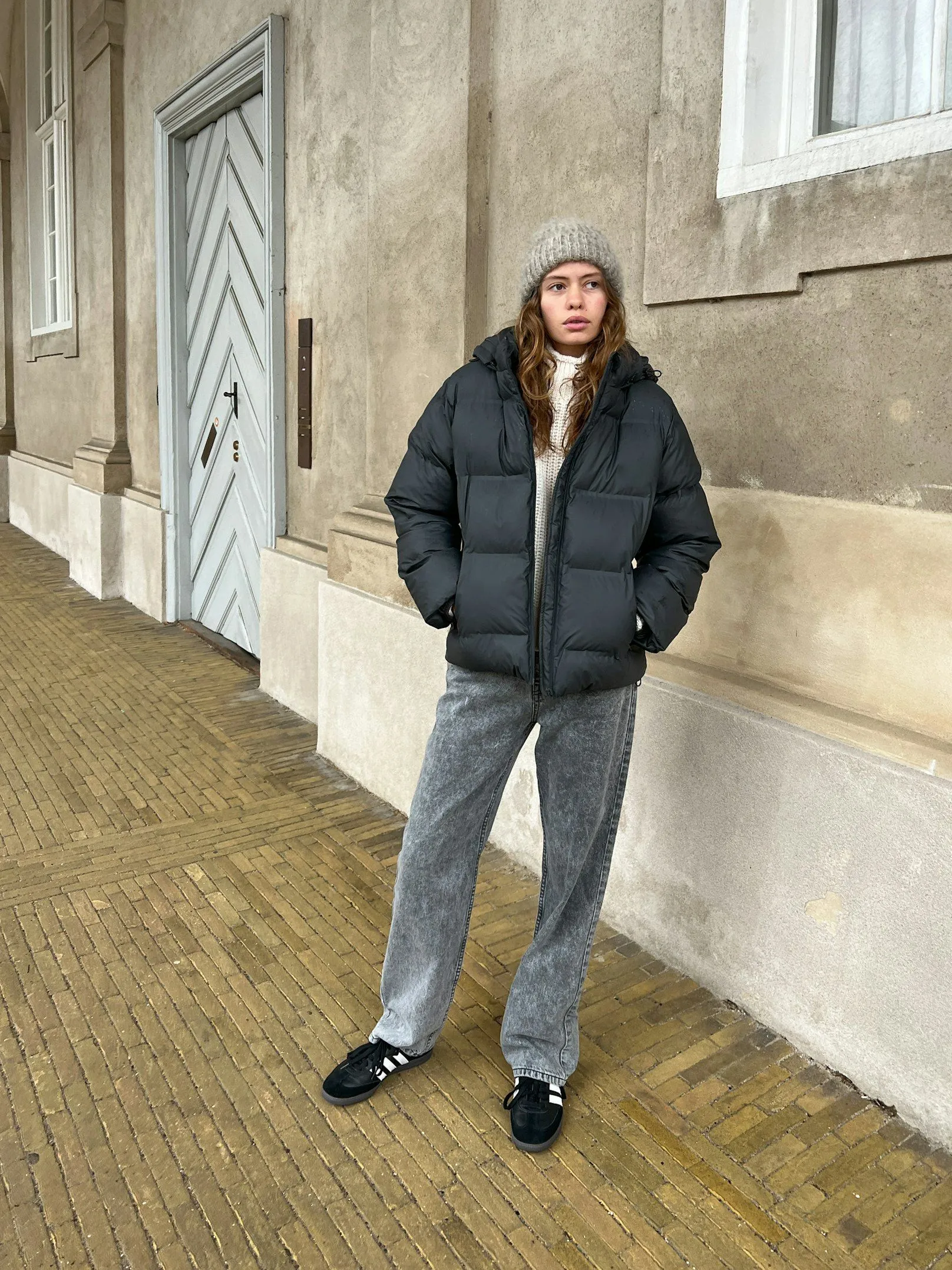 Fox C Puffer Jacket - Antracit