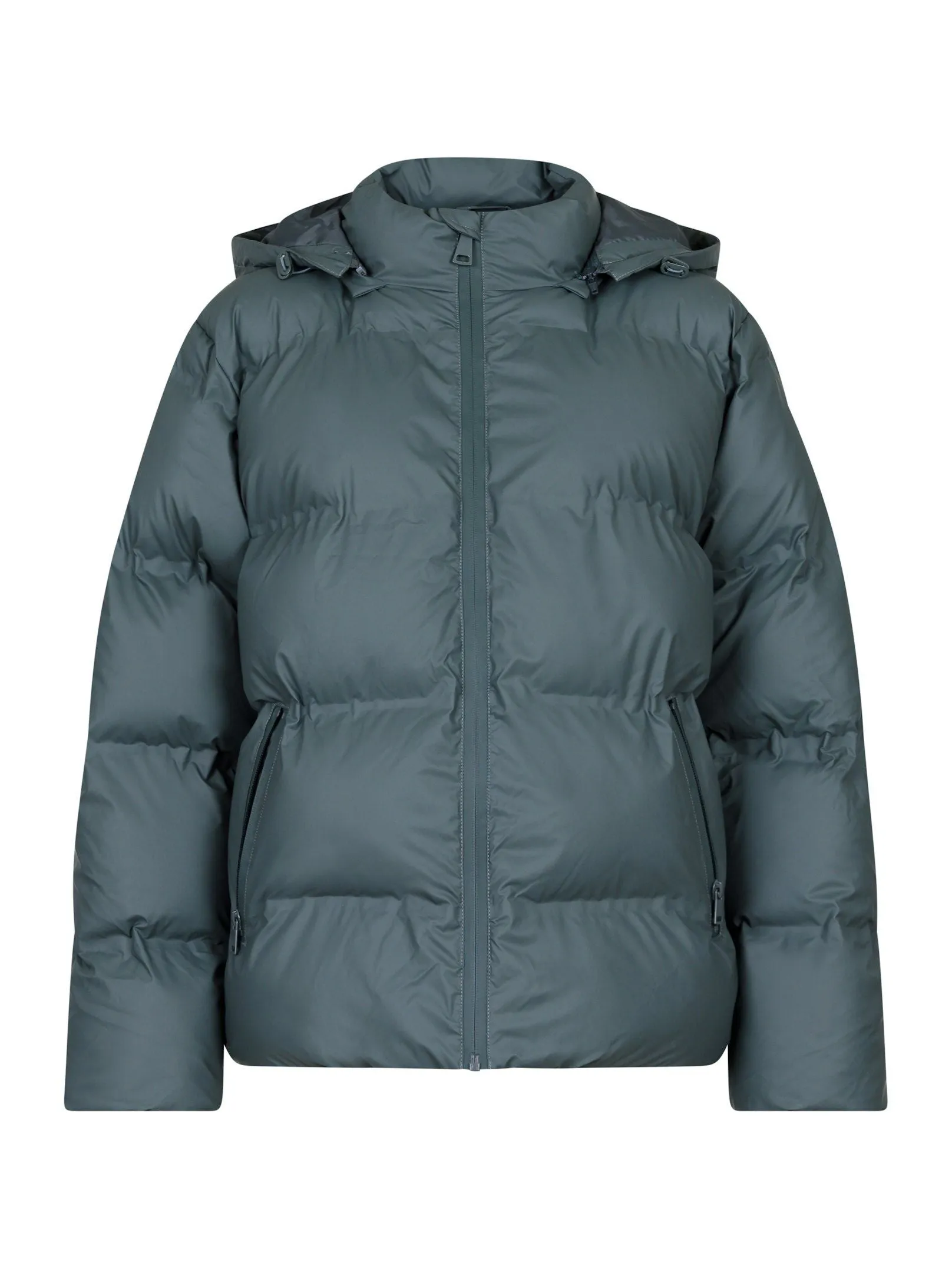 Fox C Puffer Jacket - Smoke Green