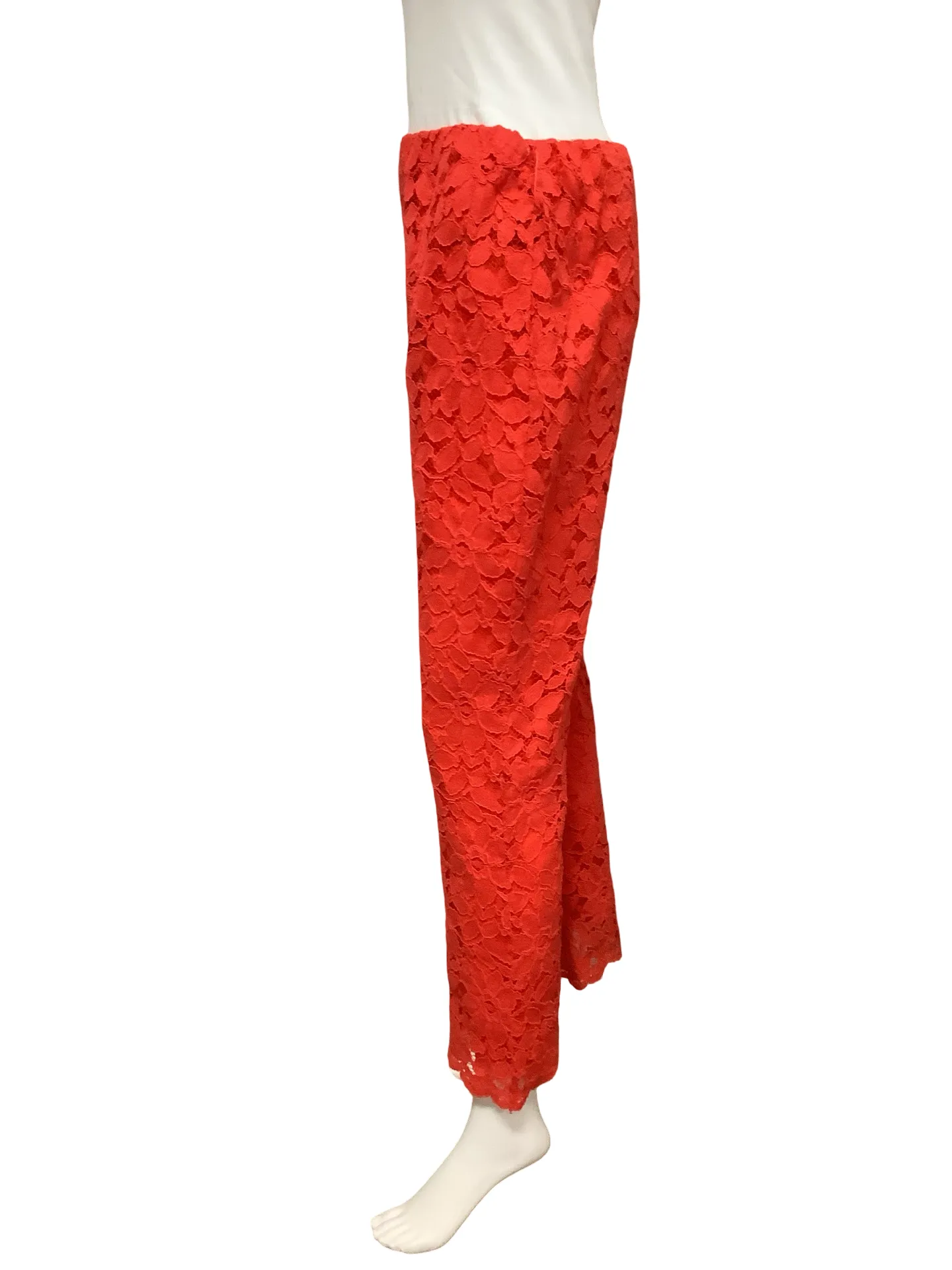 Free People Lace Pattern High Rise Pant Size: M