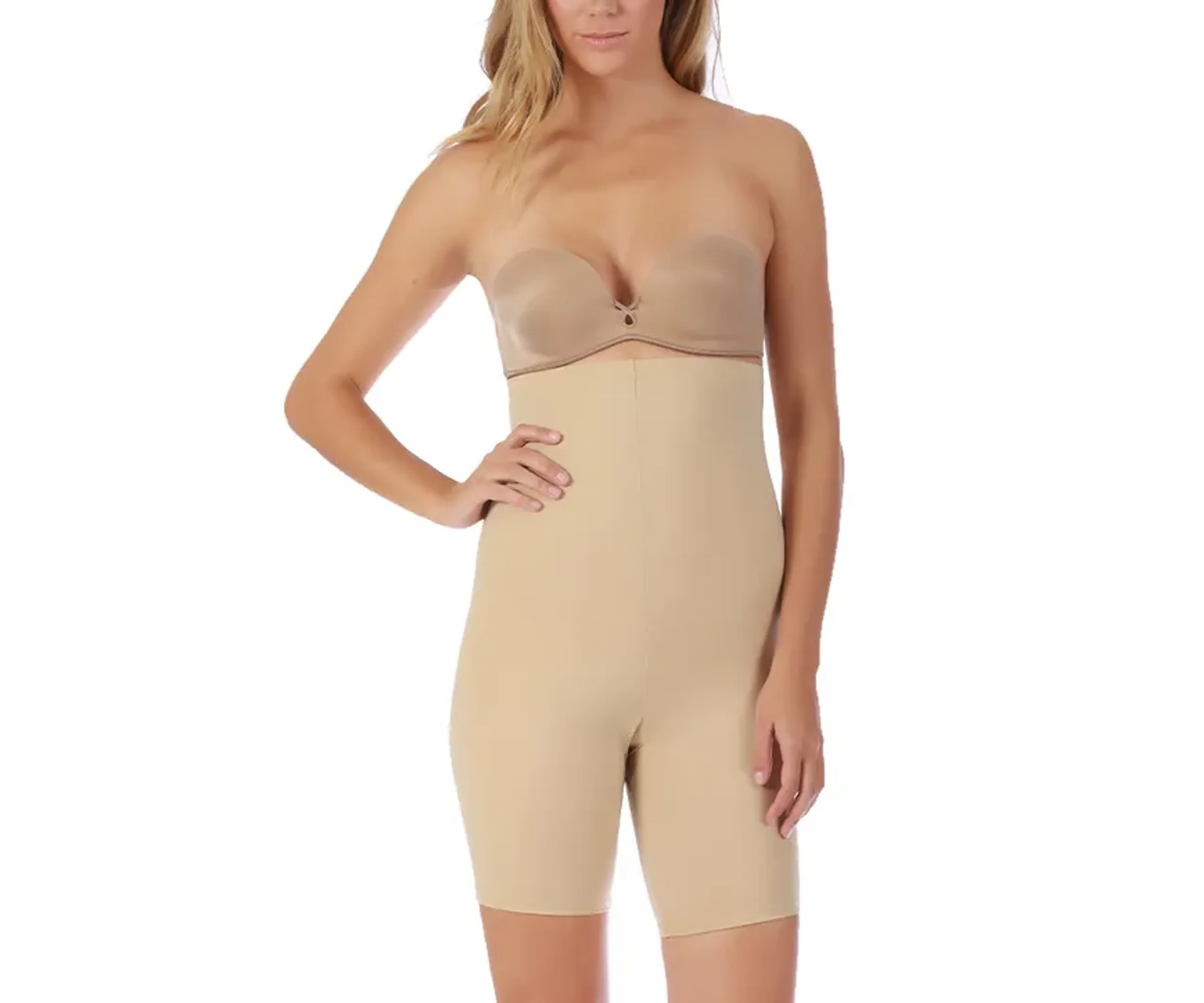 InstantFigure Hi-waist Shorts with Open Gusset Shapewear - Pack Of: 1