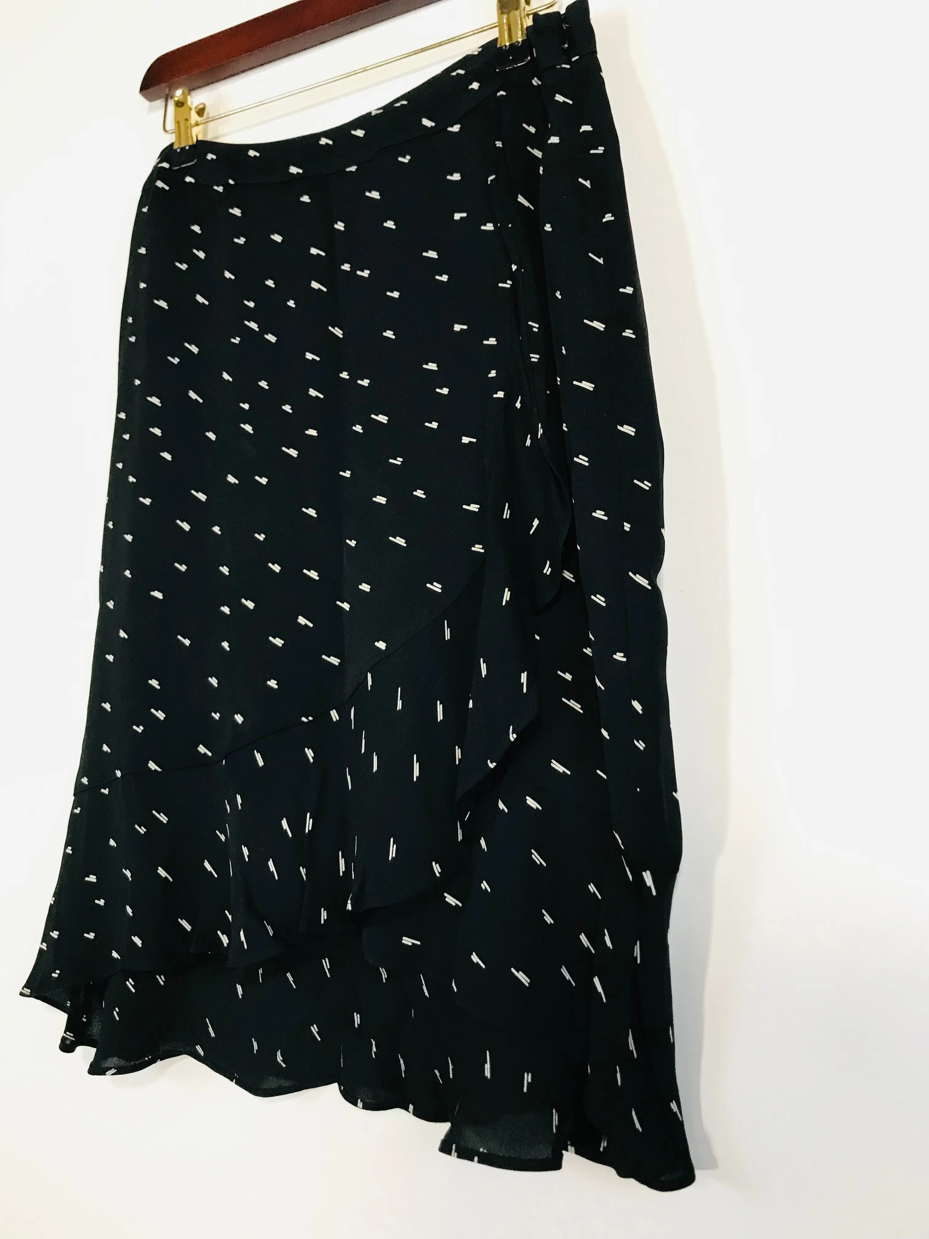 Jigsaw Women's Wrap Pencil Skirt | UK10 | Black