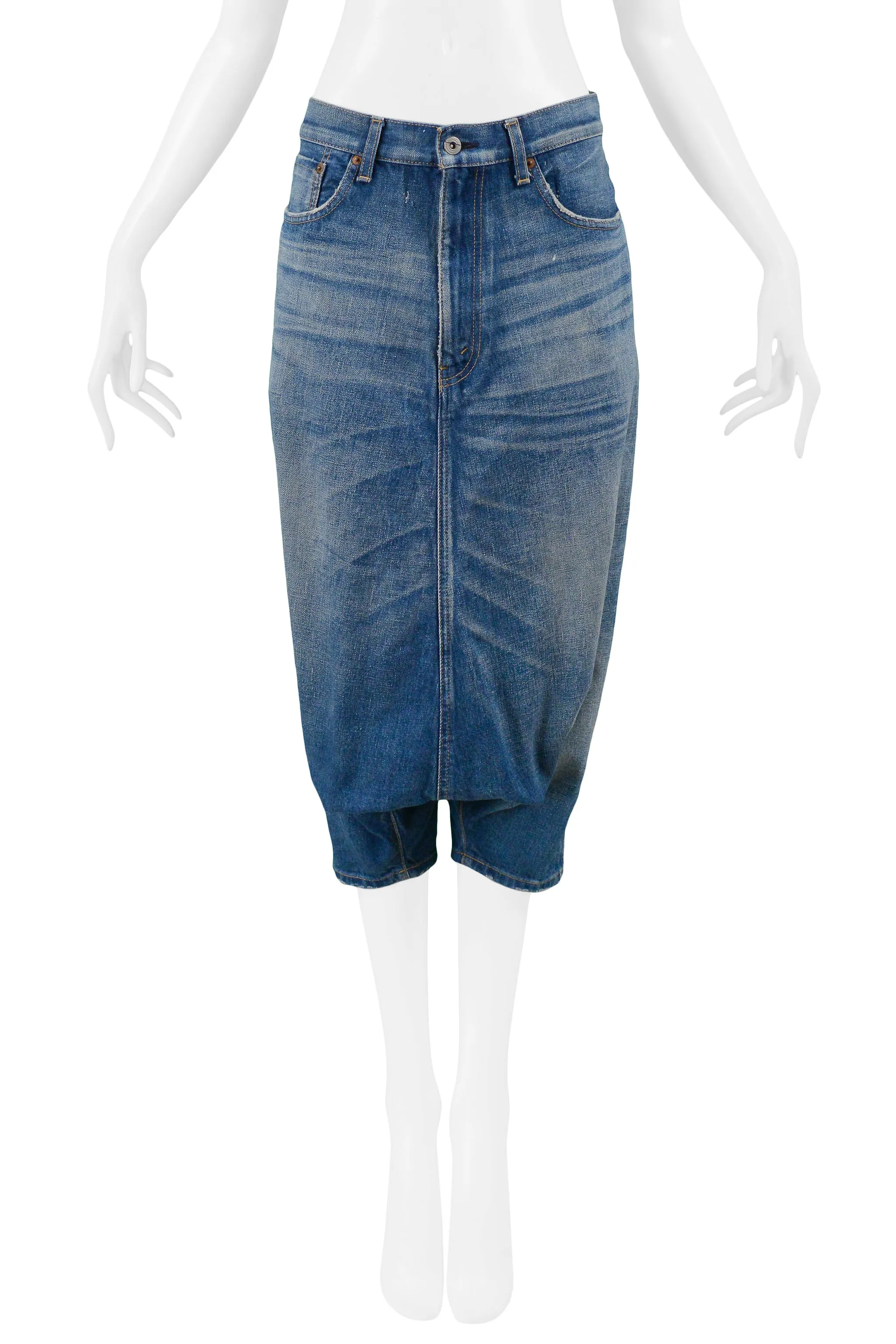 JUNYA WATANABE DENIM SAROUEL PANTS 2010