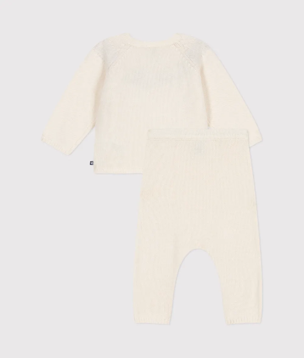 Knit Sweater Heart 2-Piece Set - Petit Bateau FW24