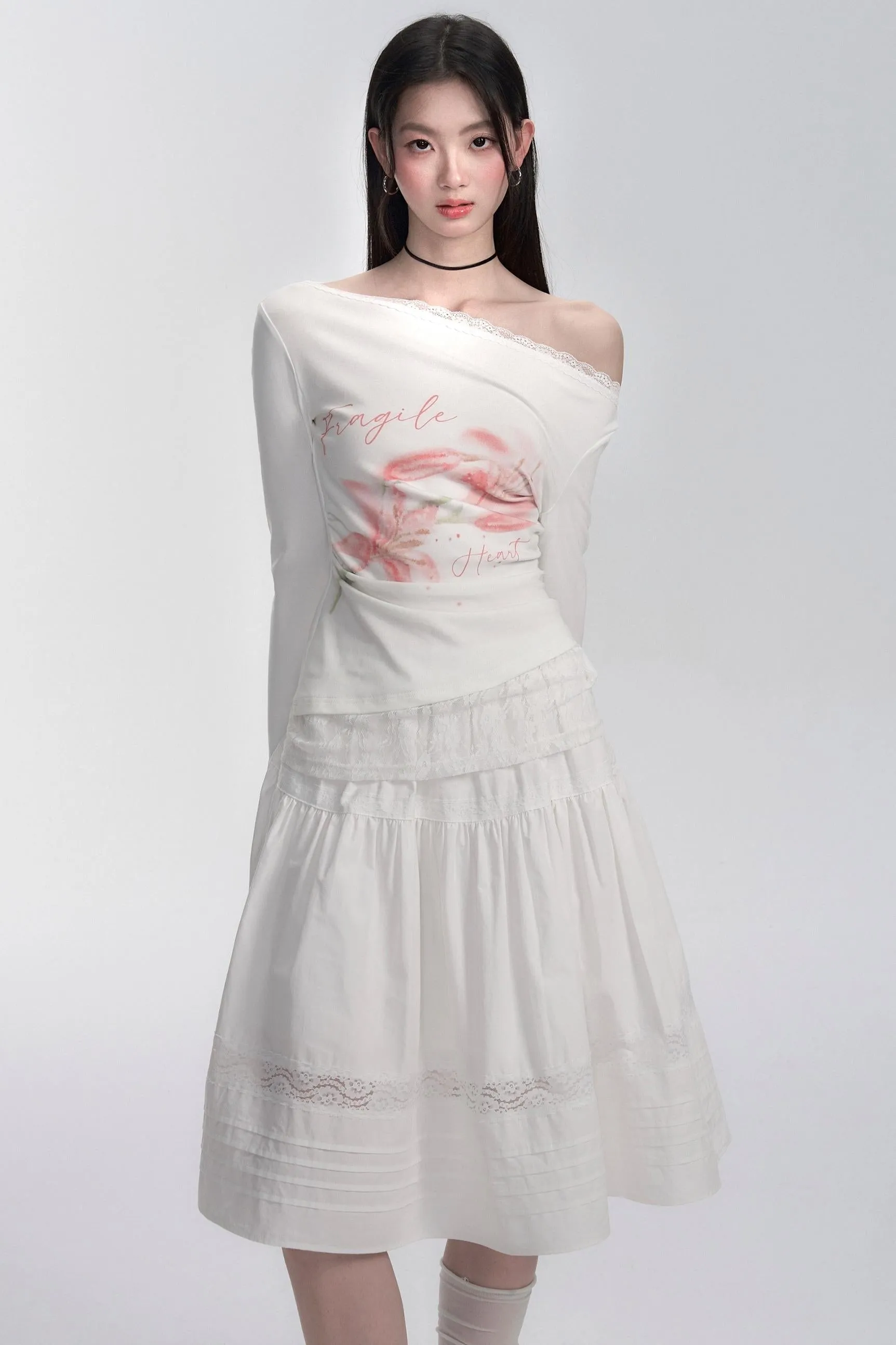 Lace Detail Inner Layer Top
