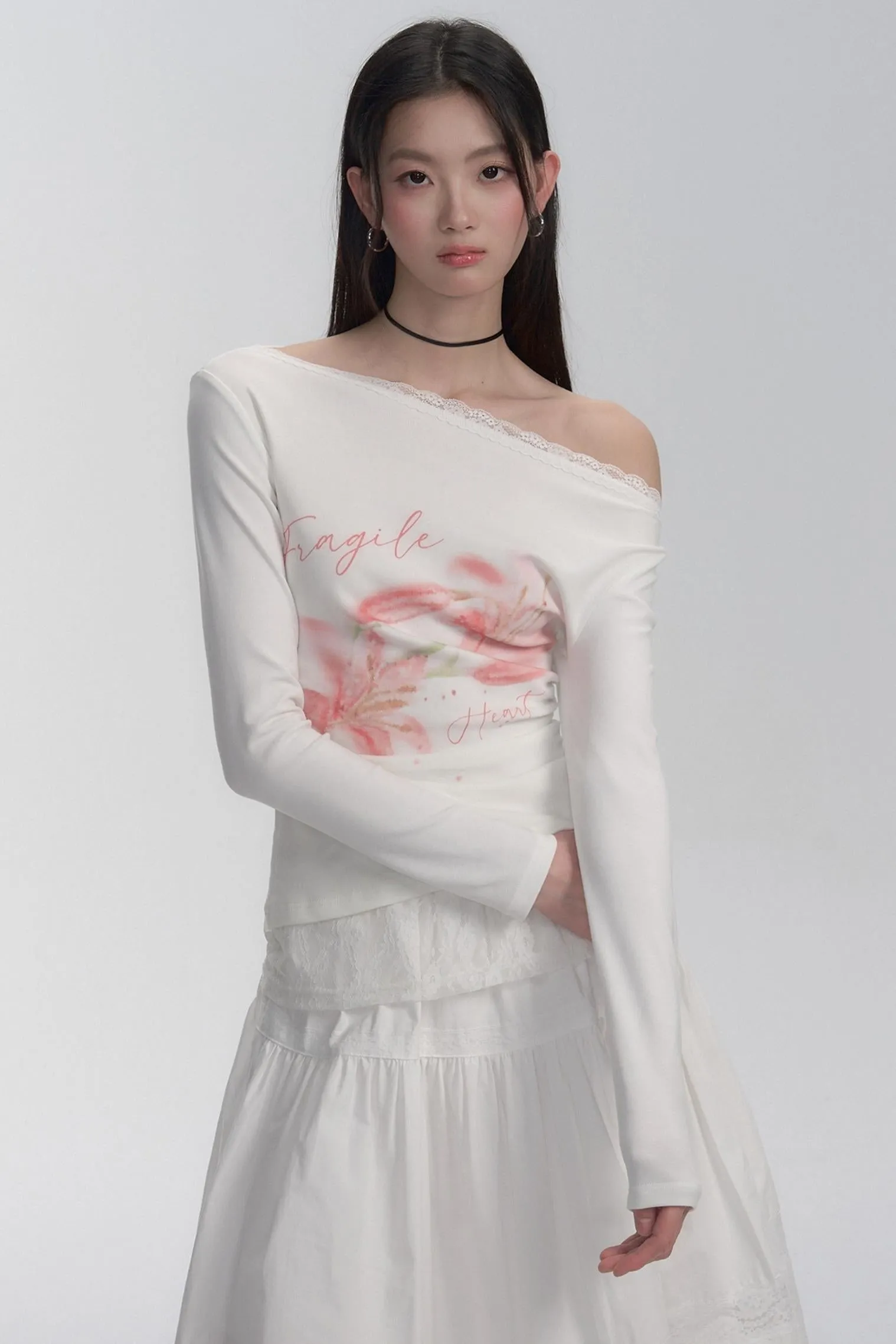 Lace Detail Inner Layer Top