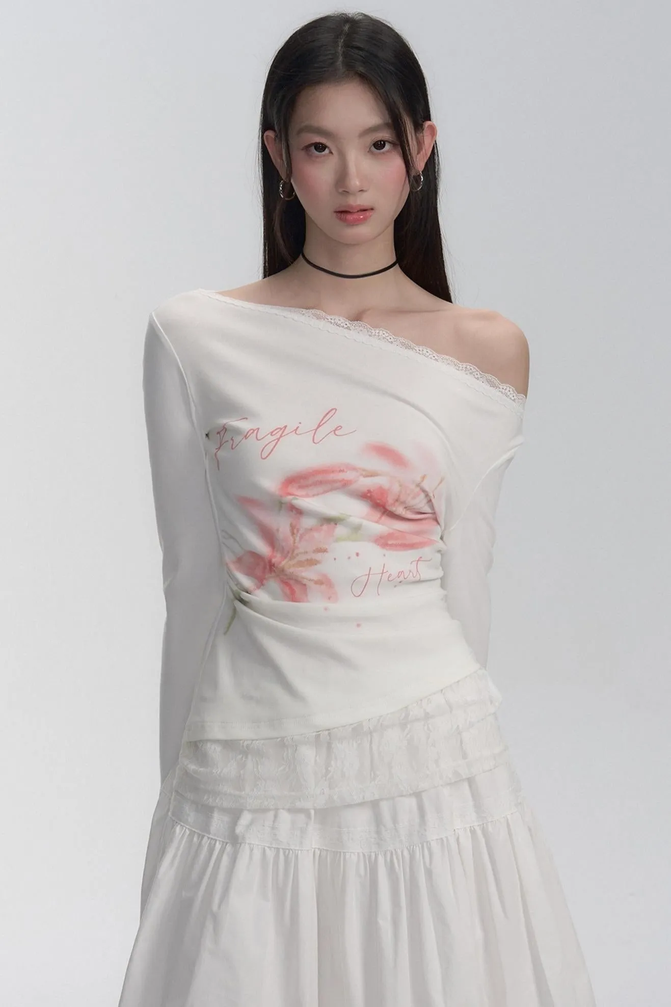 Lace Detail Inner Layer Top