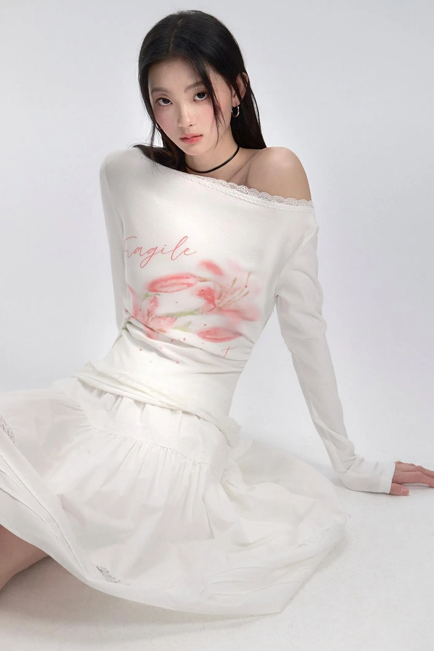 Lace Detail Inner Layer Top
