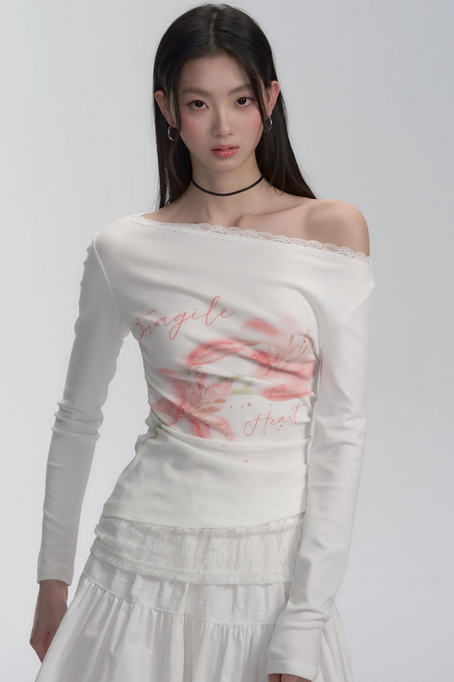 Lace Detail Inner Layer Top
