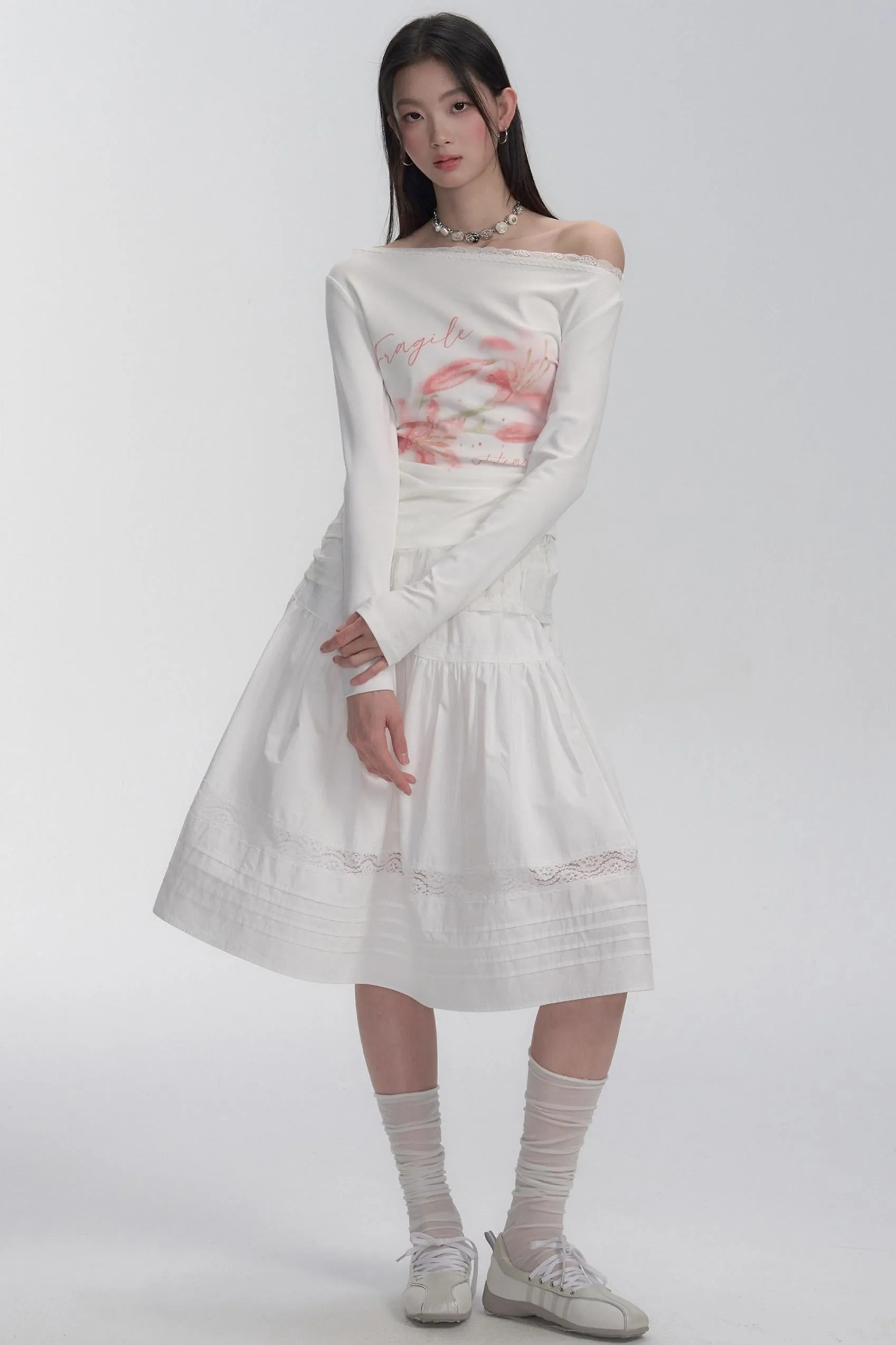 Lace Detail Inner Layer Top
