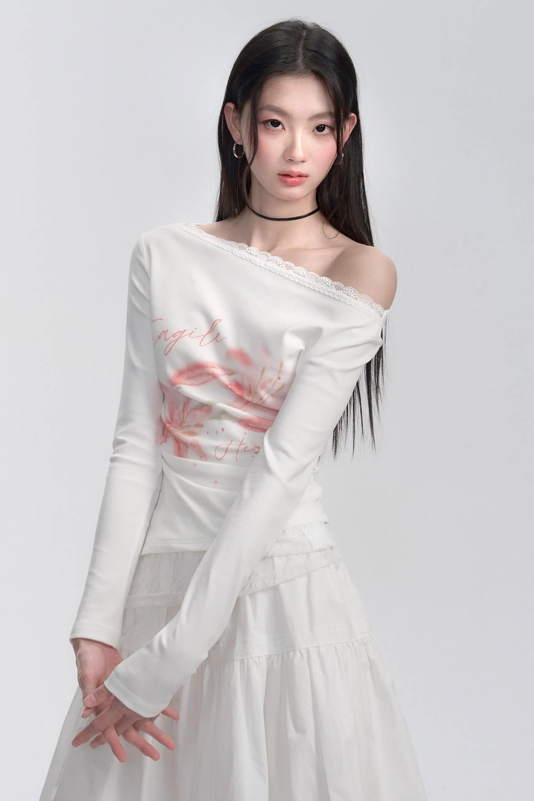 Lace Detail Inner Layer Top