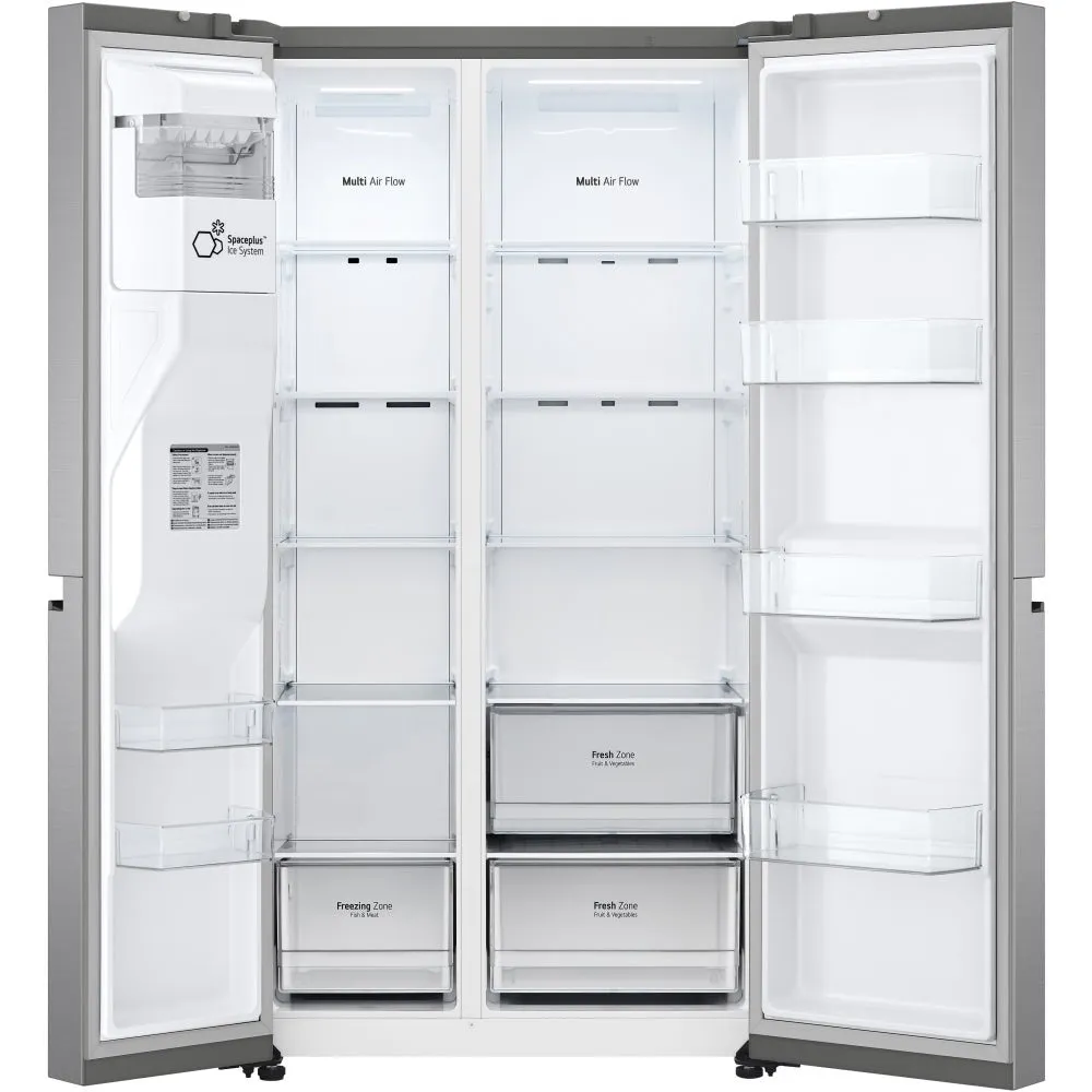 LG GSLV50PZXL 91.3cm Frost Free American Style Fridge Freezer - Stainless Steel