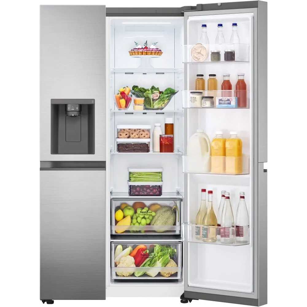 LG GSLV50PZXL 91.3cm Frost Free American Style Fridge Freezer - Stainless Steel