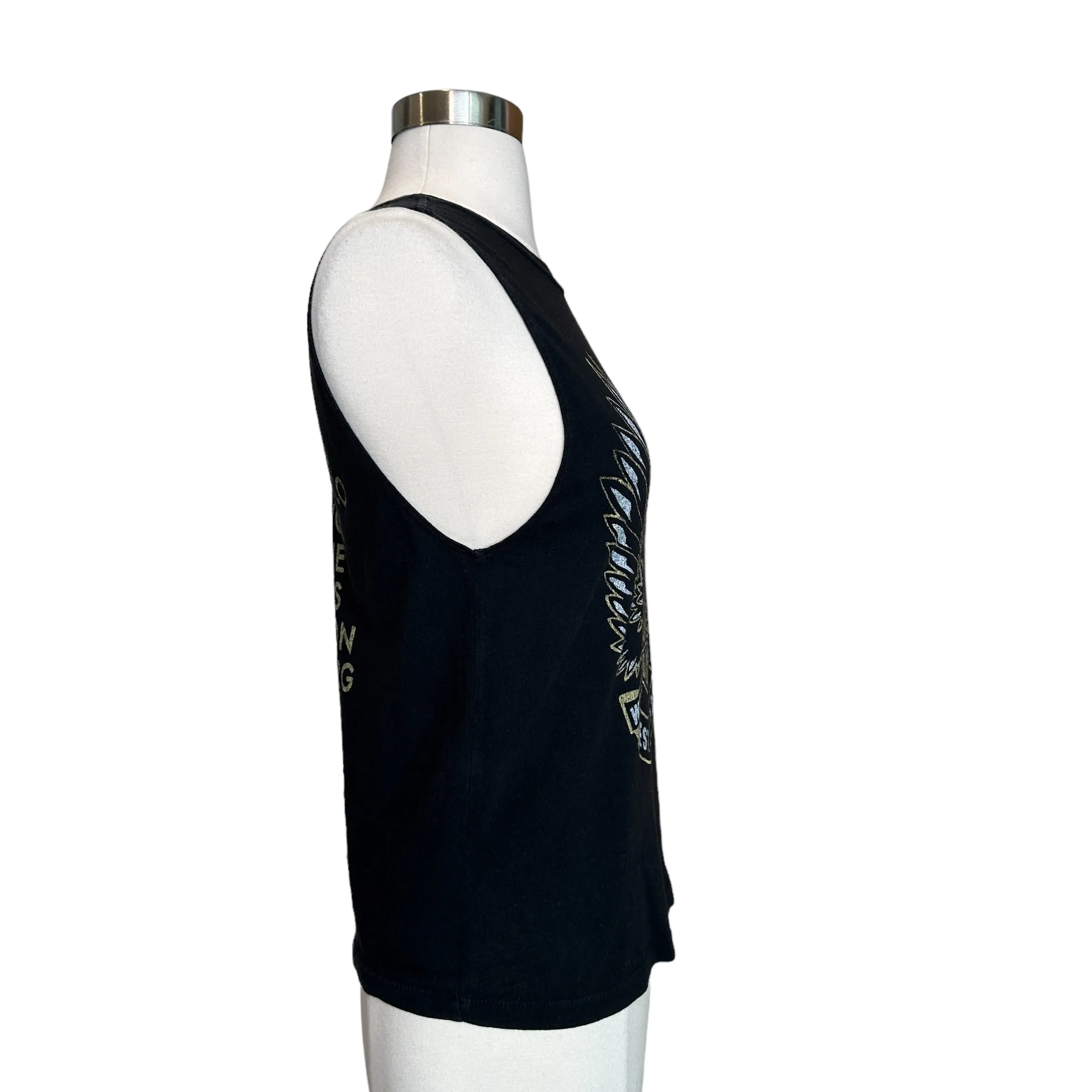 Logo Black Tank Top - XS