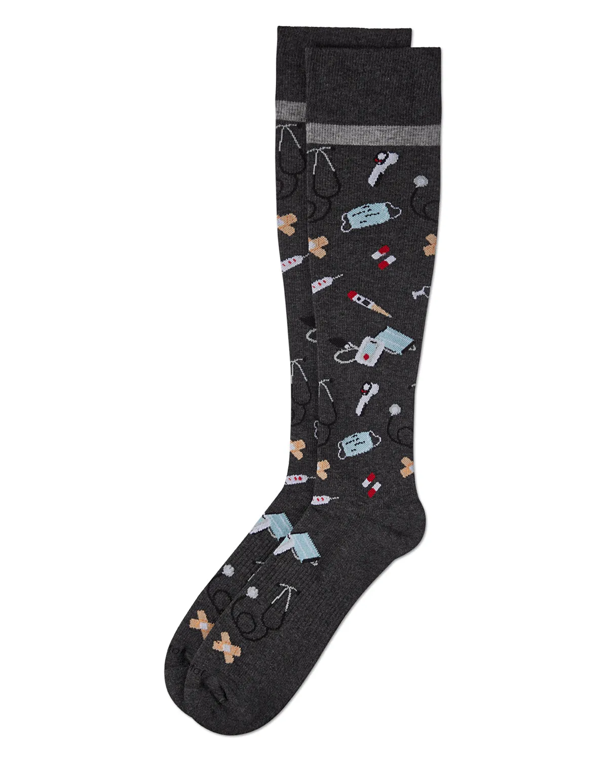 Medical Supplies 8-15 mmHg Graduated Cotton Compression Socks