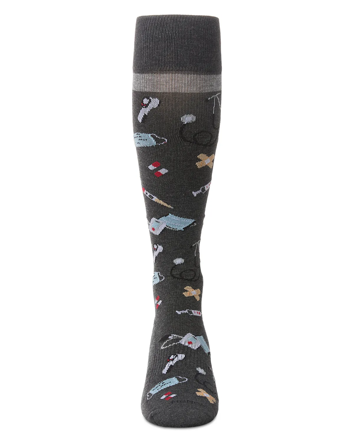 Medical Supplies 8-15 mmHg Graduated Cotton Compression Socks
