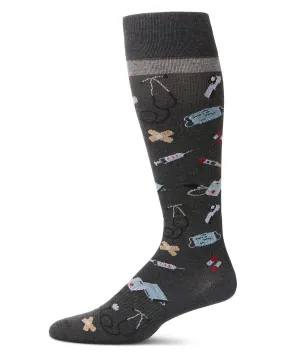 Medical Supplies 8-15 mmHg Graduated Cotton Compression Socks