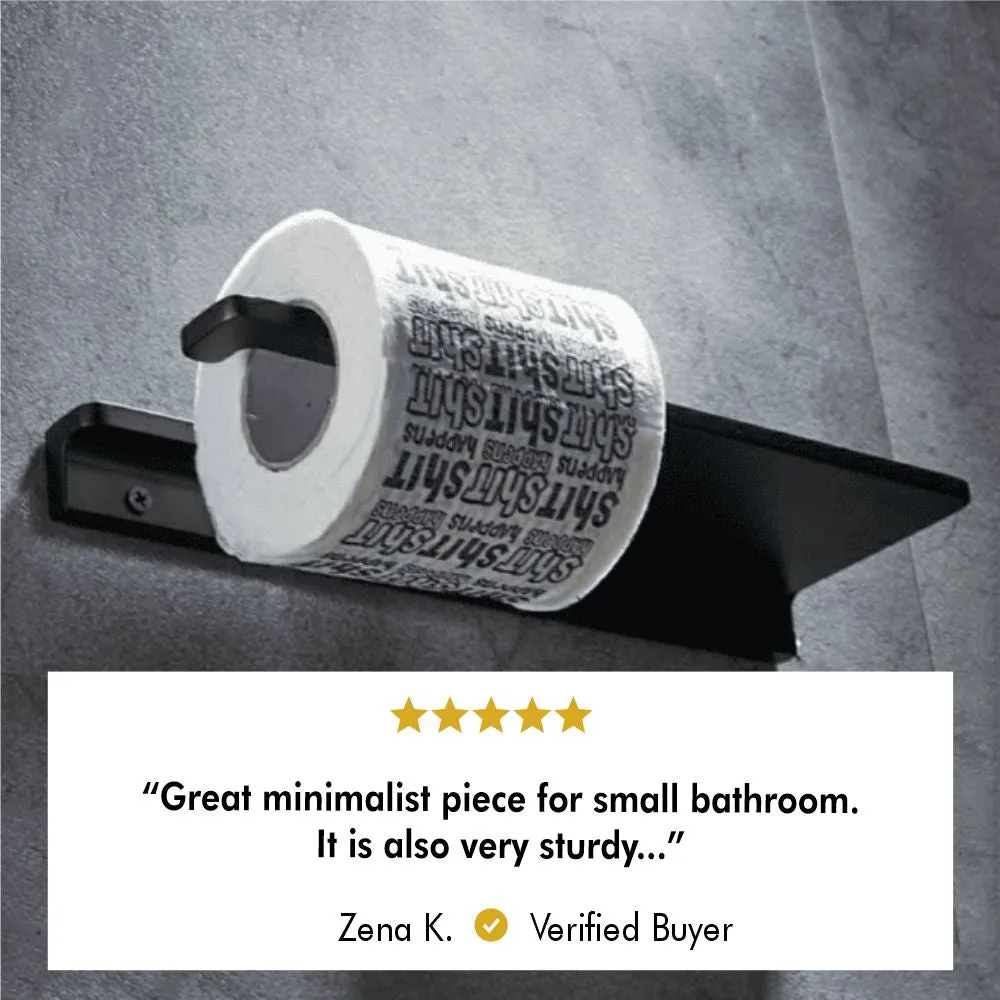 Multifunctional Bathroom Shelf With Toilet Paper Holder
