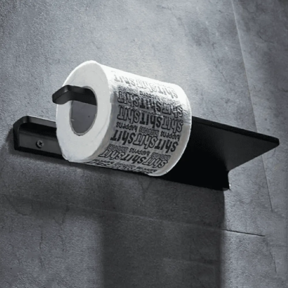 Multifunctional Bathroom Shelf With Toilet Paper Holder